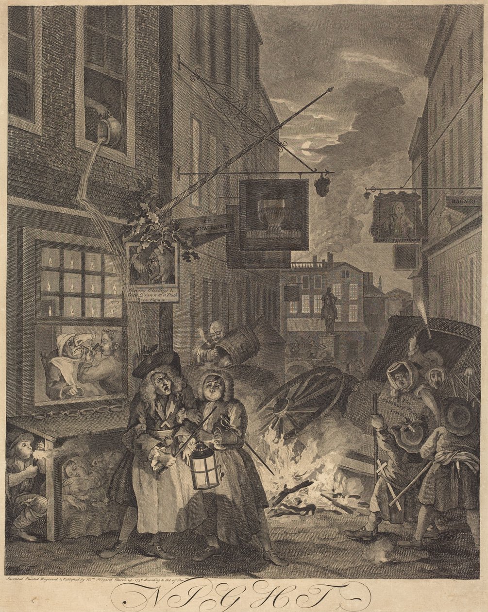 Noc autorstwa William Hogarth