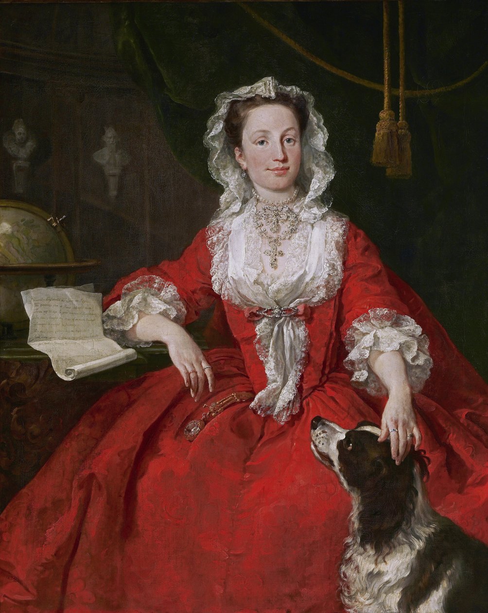 Portret panny Mary Edwards autorstwa William Hogarth