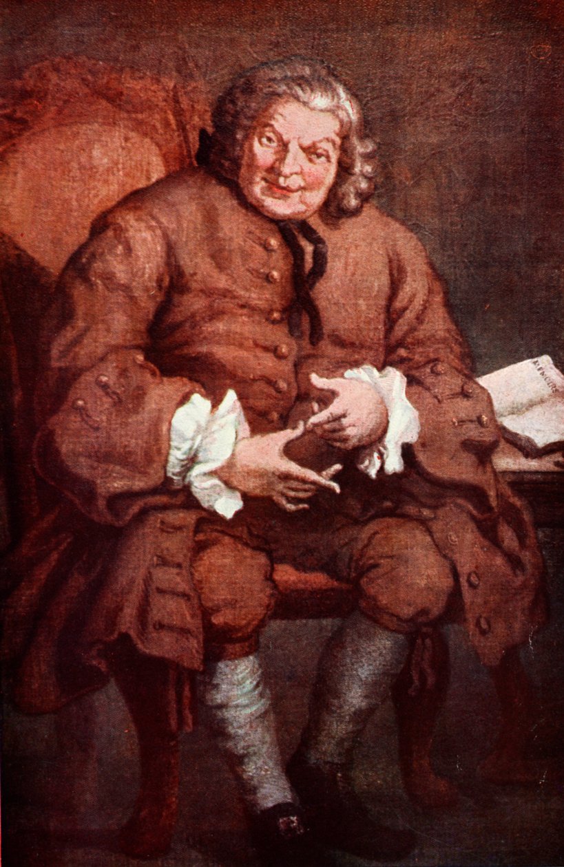 Portret Simona Frasera, Lord Lovat, ilustracja z „Hutchinson