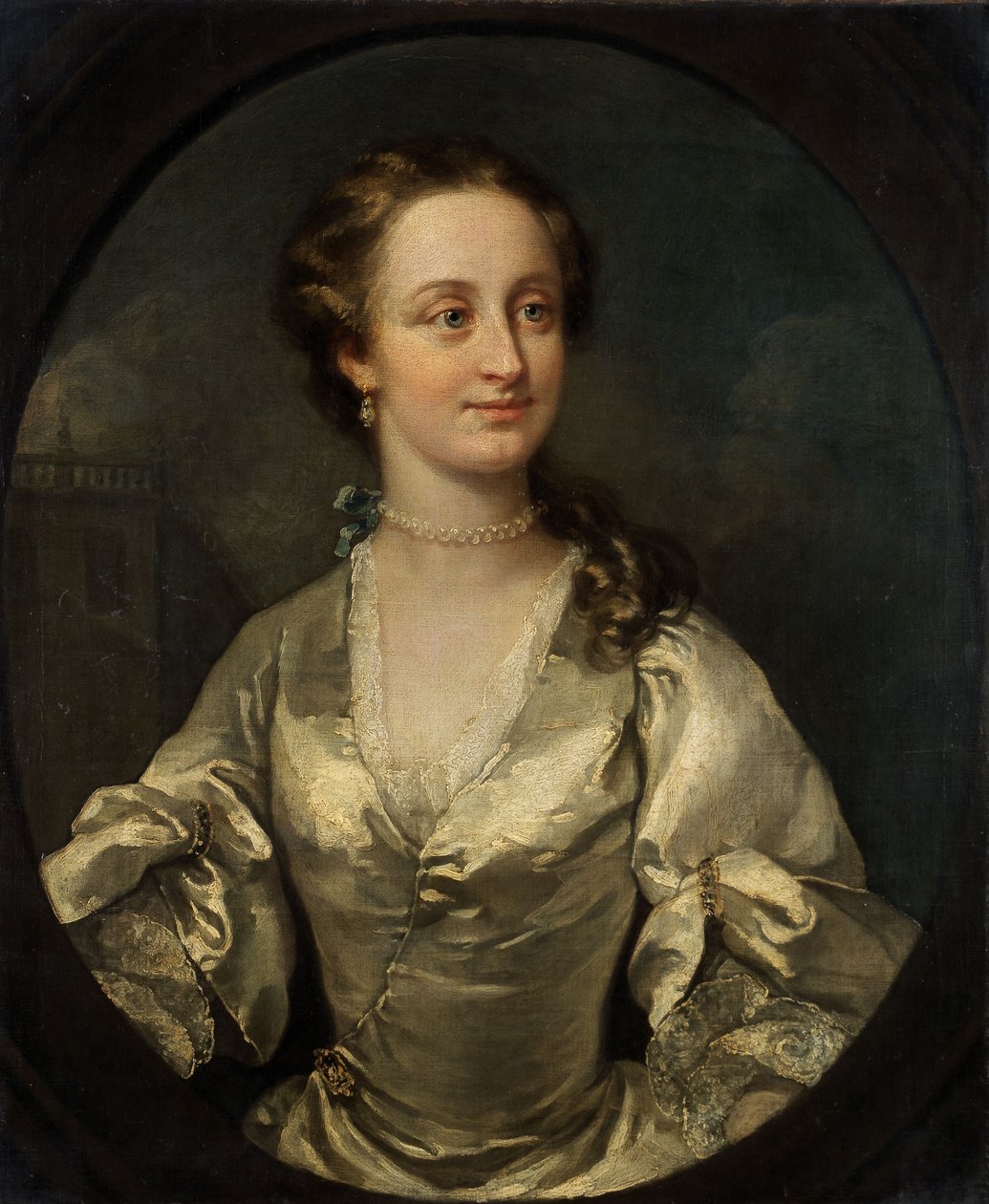 Portret młodej kobiety autorstwa William Hogarth