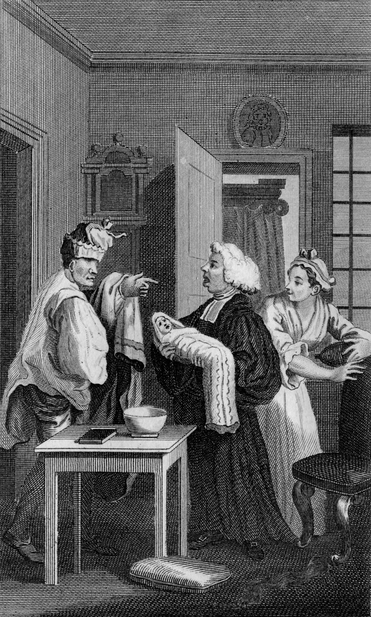 Drugi frontyspis do Tristram Shandy Williama Hogartha autorstwa William Hogarth