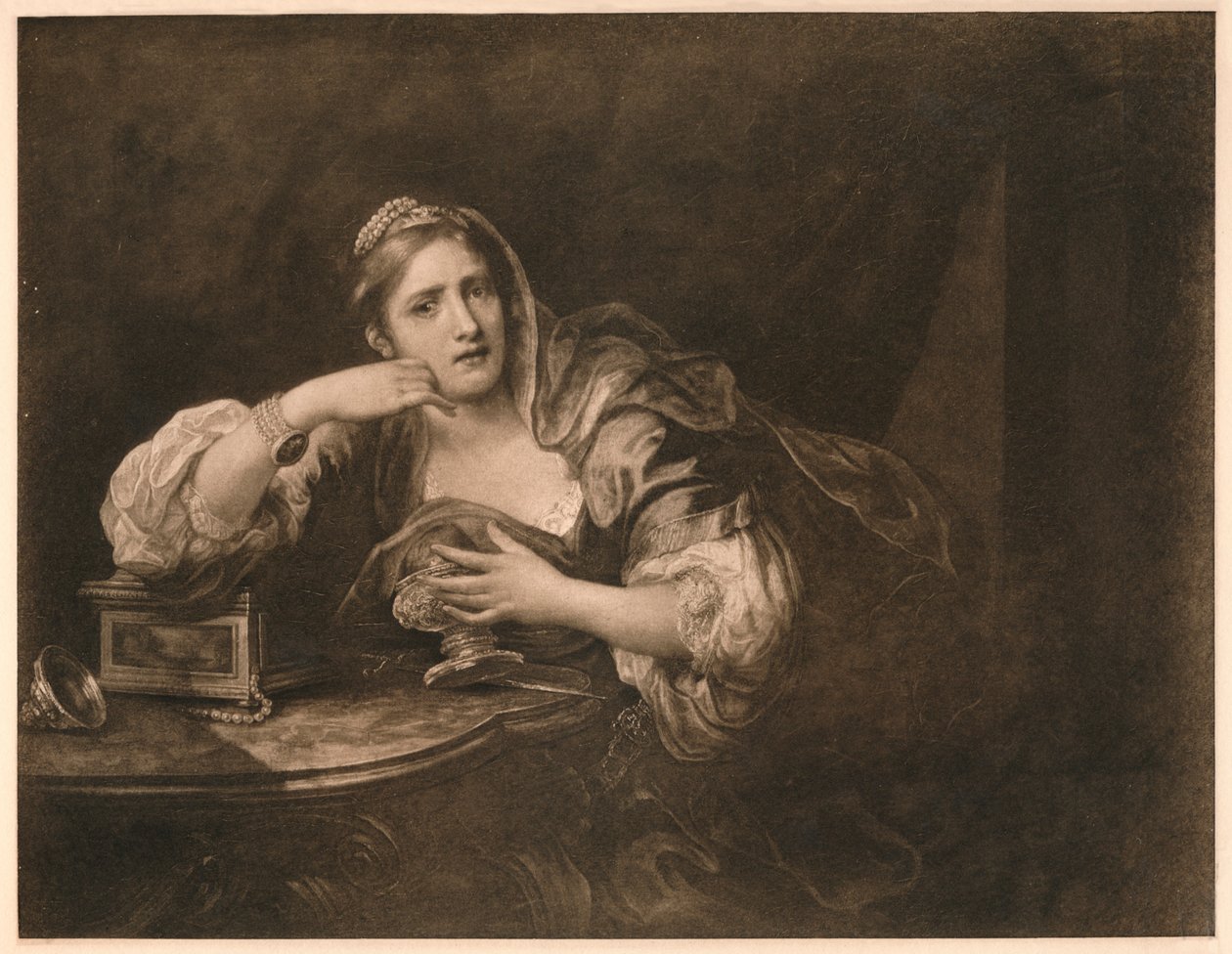 Zygmunt Żałoba nad Sercem Guiscardo, 1759 autorstwa William Hogarth
