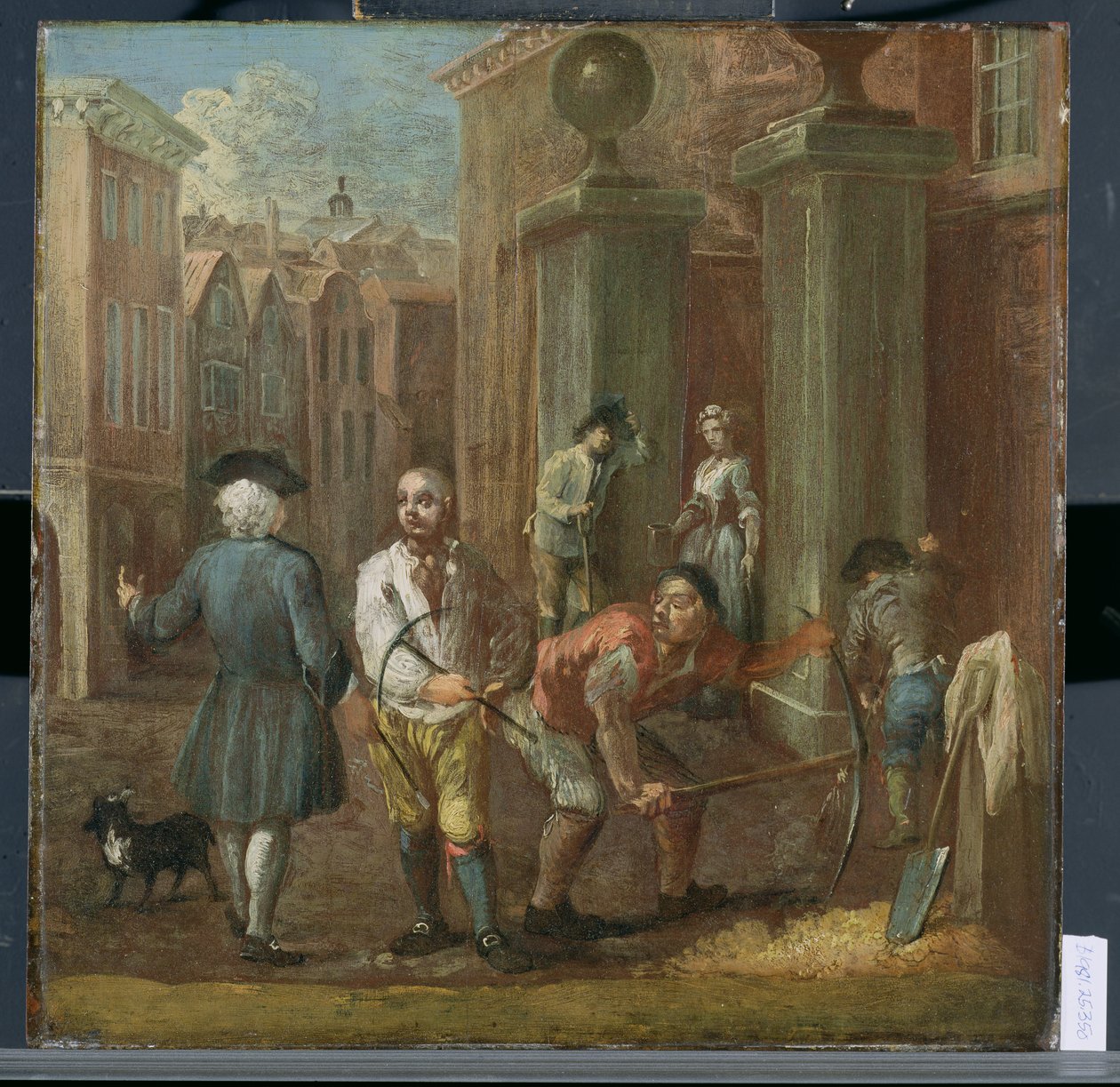 Znak na pawior, c.1725 autorstwa William Hogarth