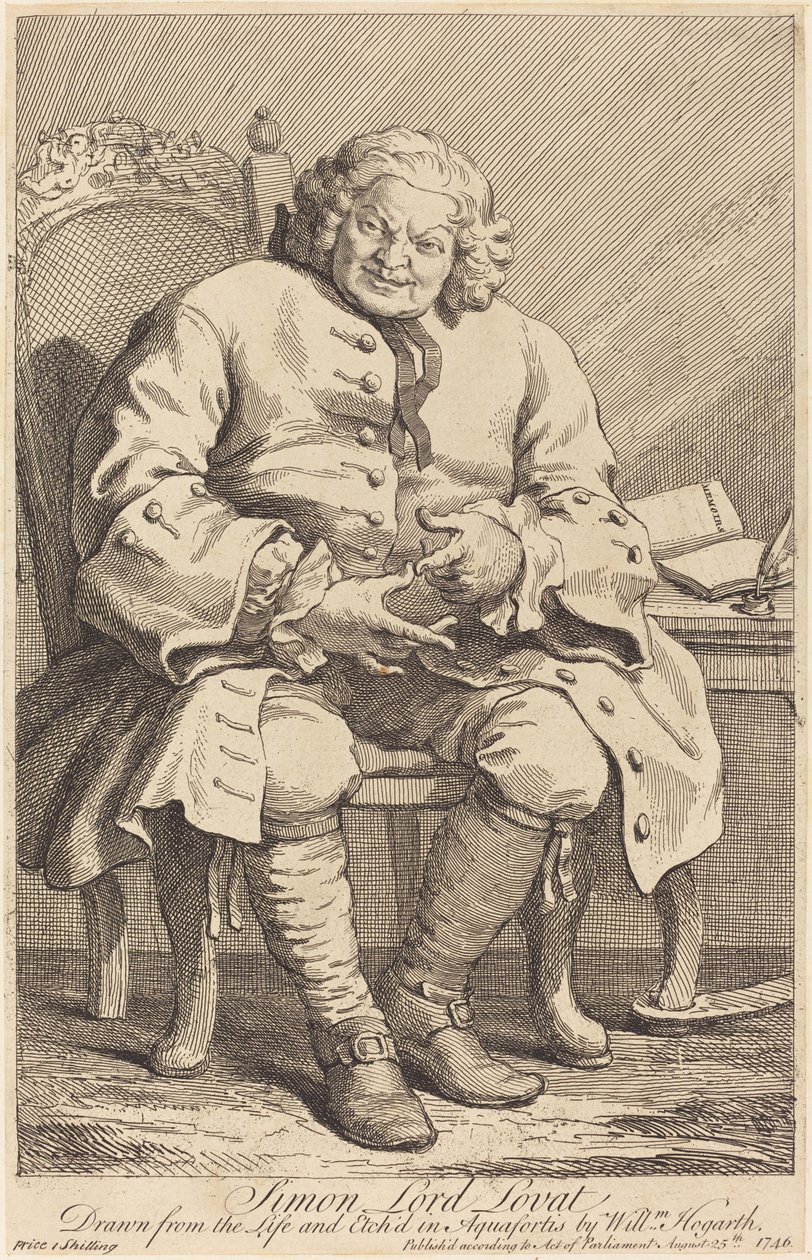 Szymon Lord Lovat autorstwa William Hogarth