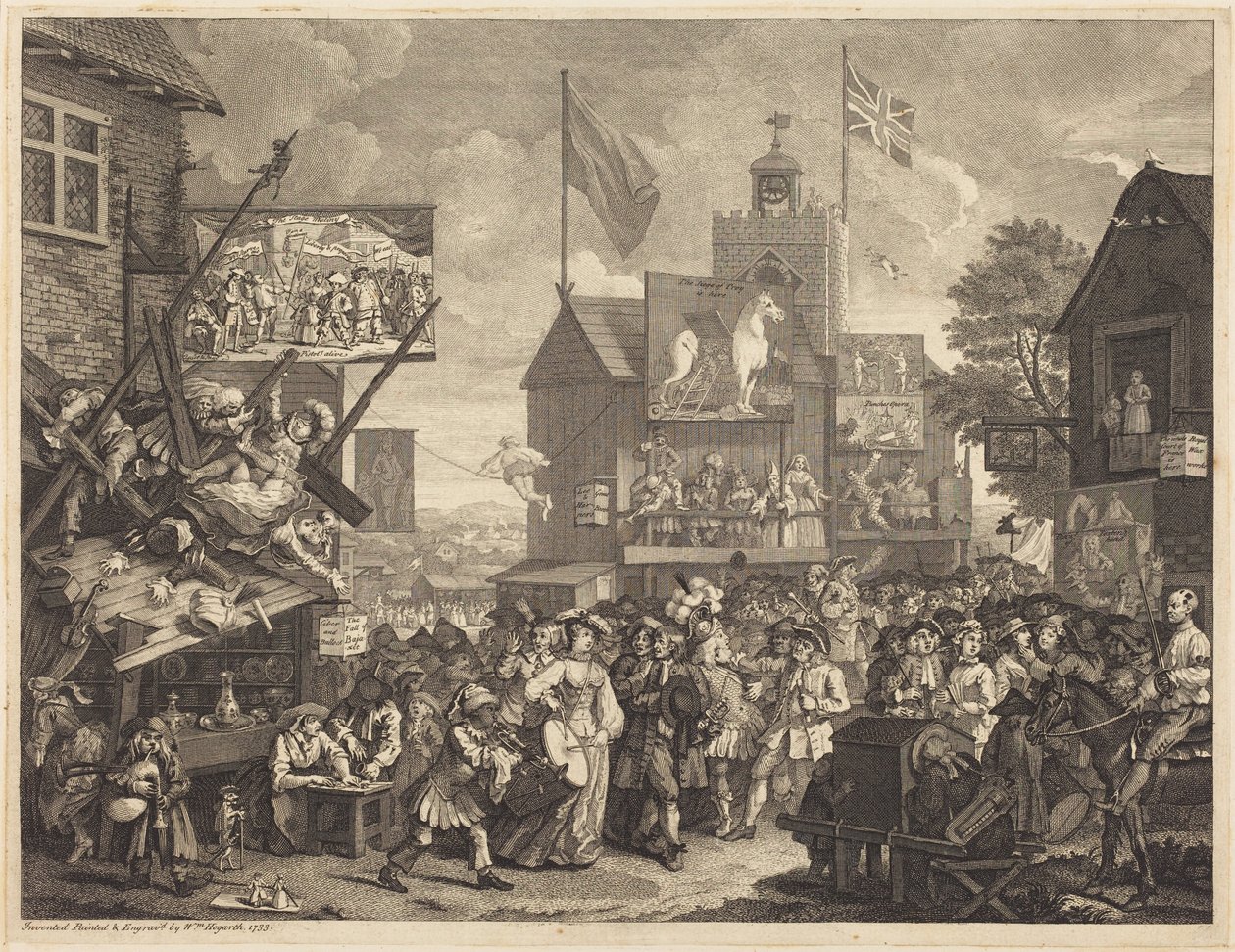 Jarmark w Southwark autorstwa William Hogarth
