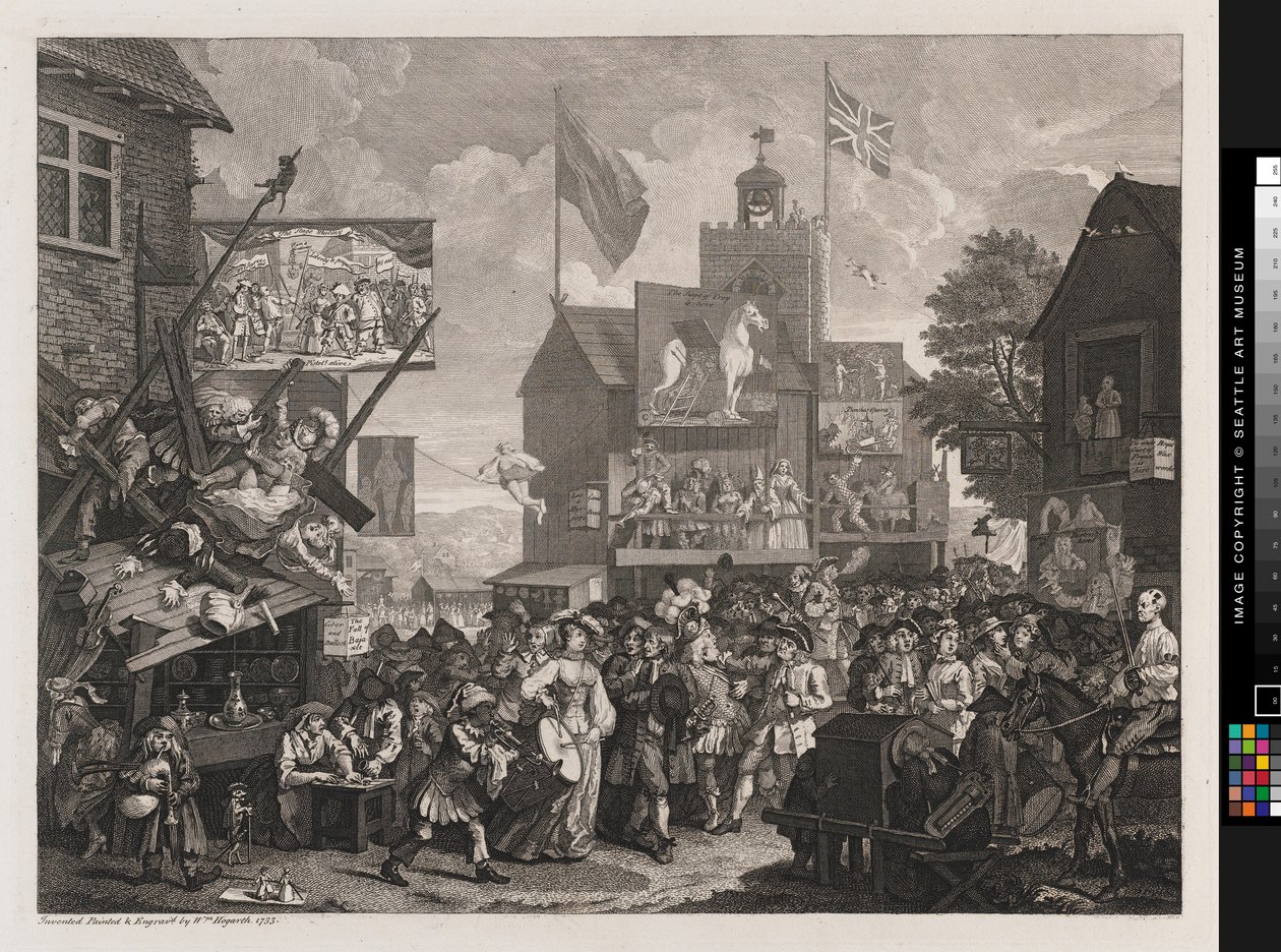 Targi w Southwark autorstwa William Hogarth