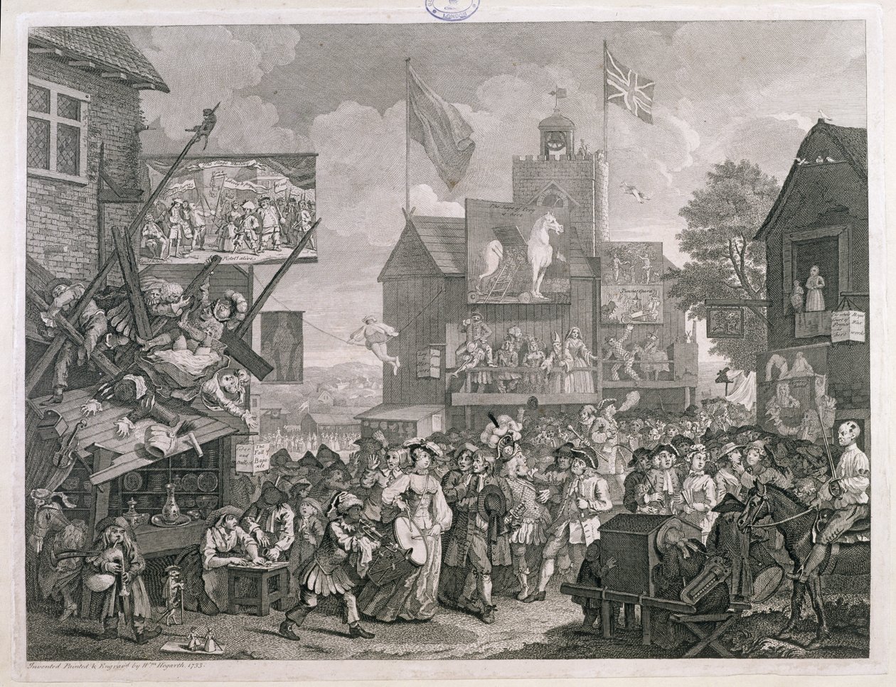 Targi w Southwark autorstwa William Hogarth