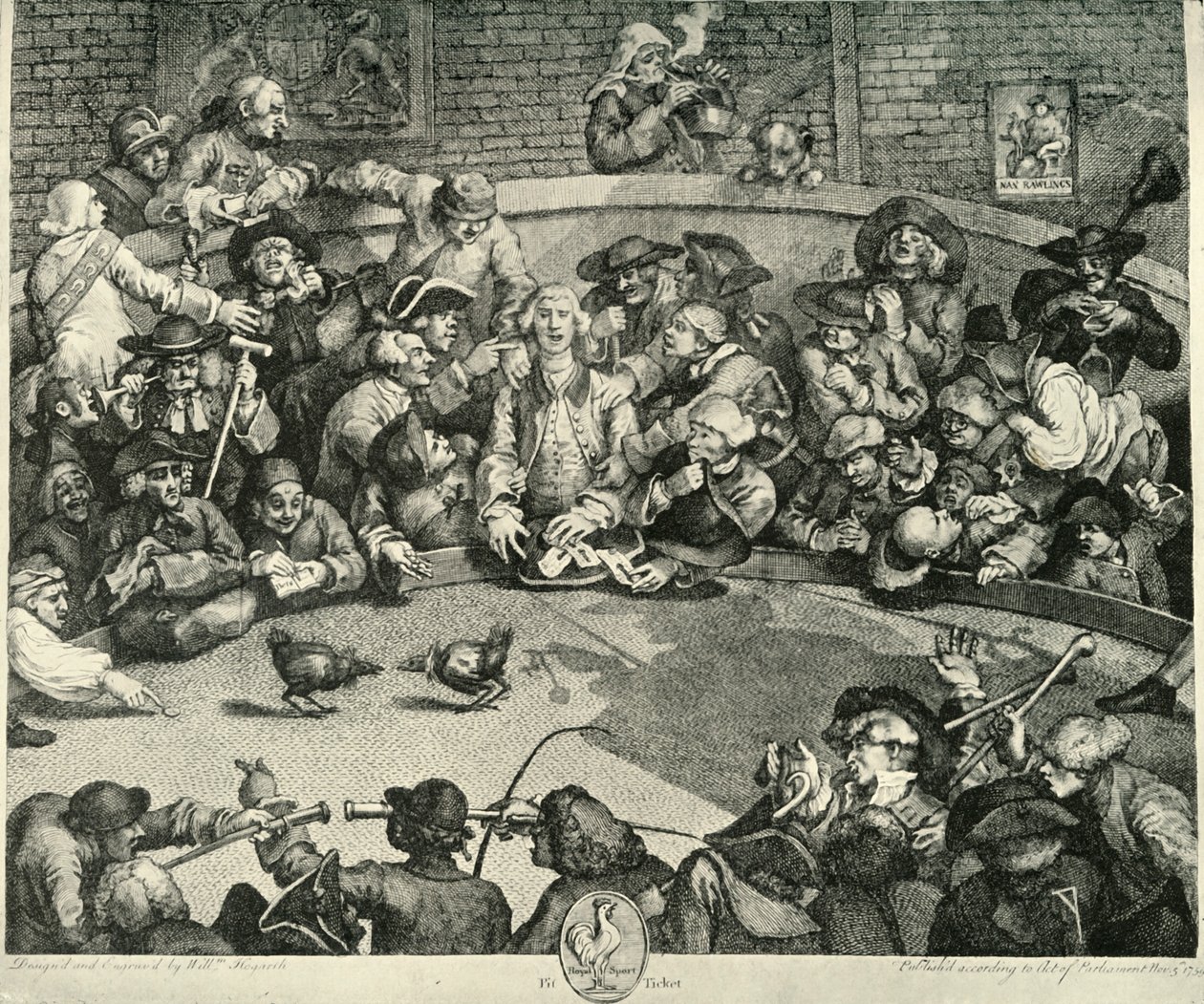 Sport w XVIII wieku, c1720-1764, 1925. autorstwa William Hogarth