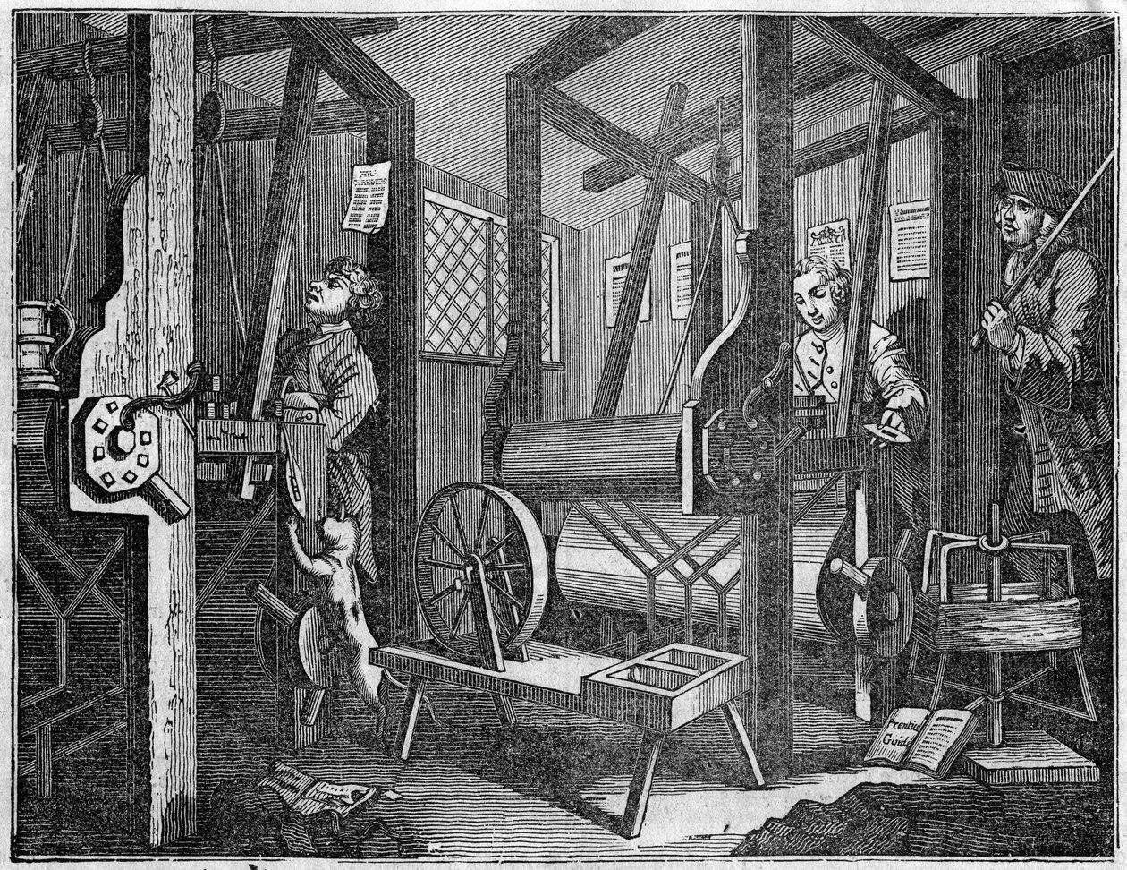 MŁYN WŁÓKIENNICZY autorstwa William Hogarth