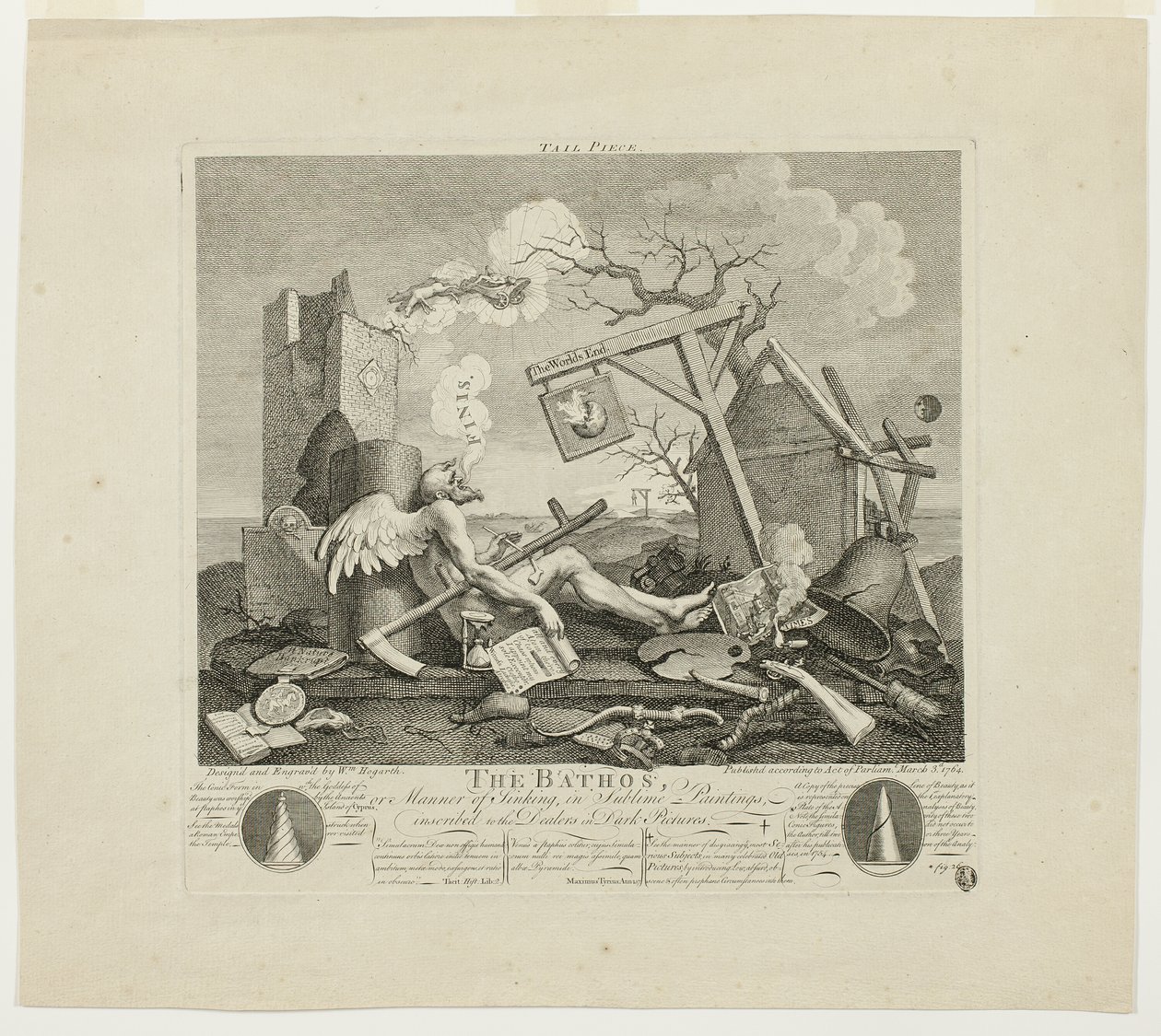 Tailpiece, czyli Batos autorstwa William Hogarth