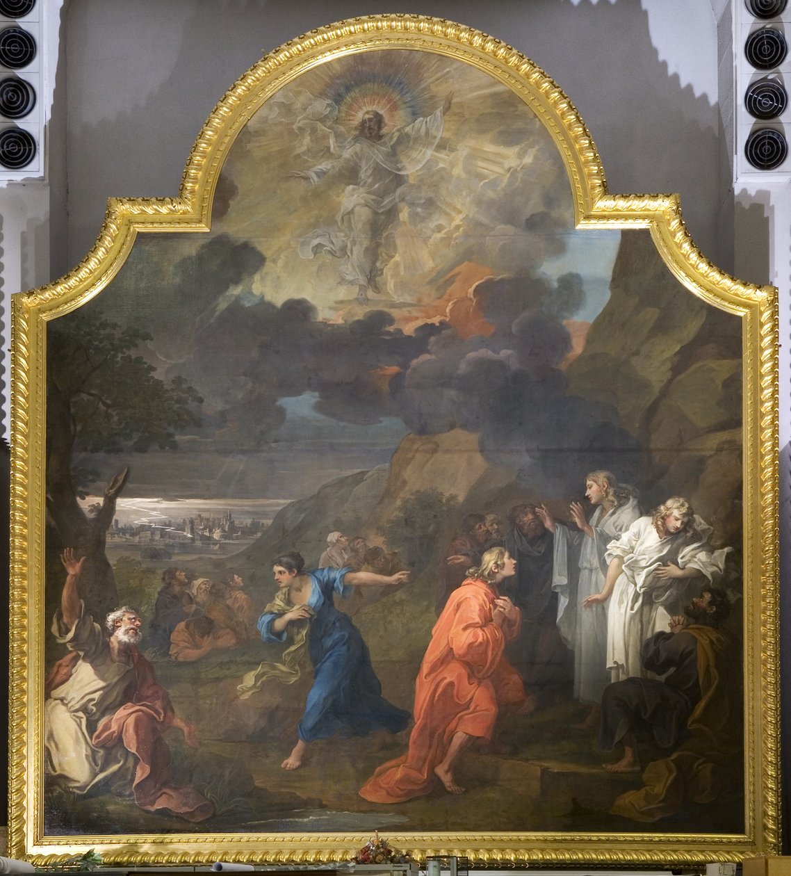 Ołtarz St Mary Redcliffe (prawy panel) autorstwa William Hogarth