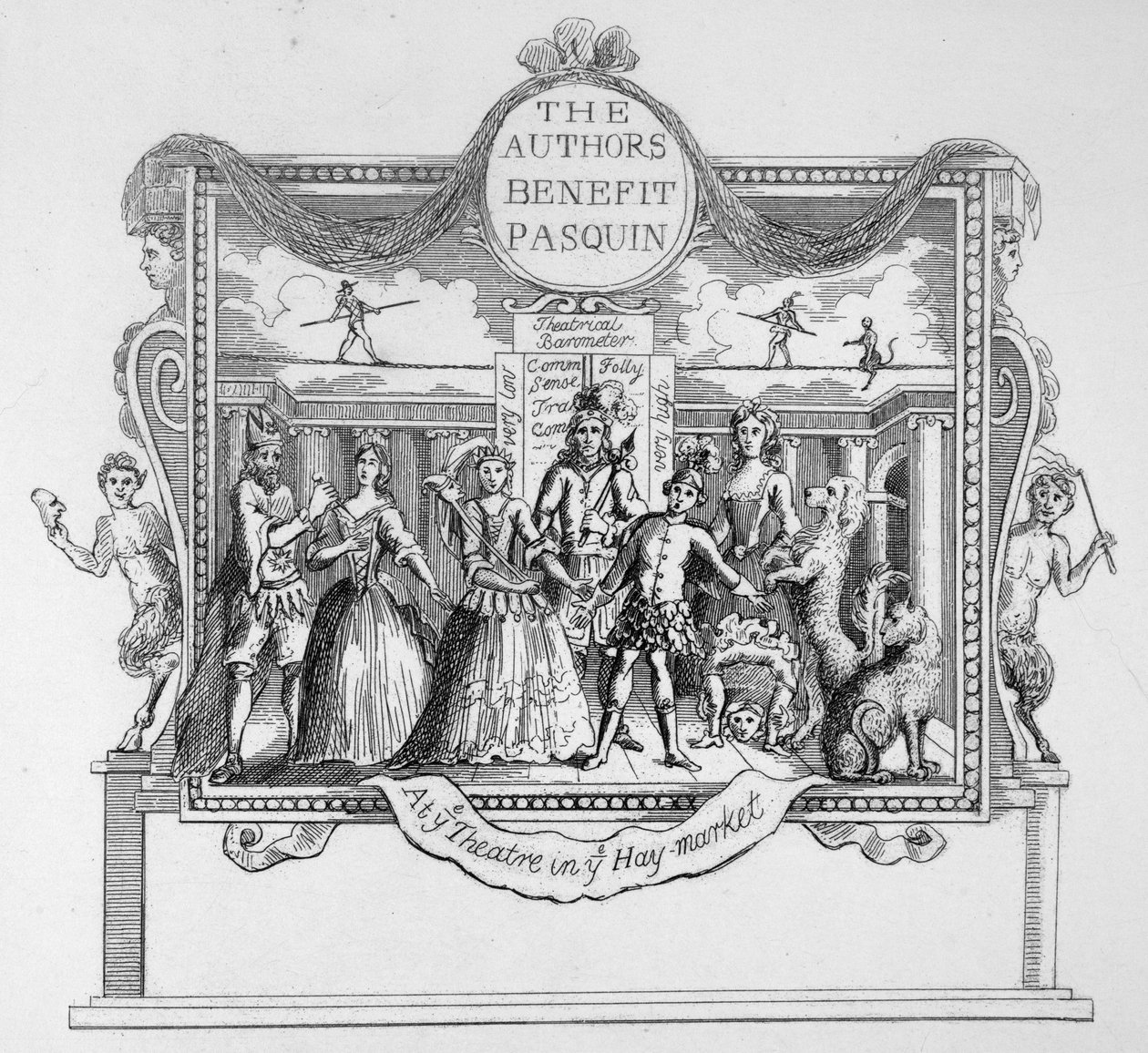 Autorzy Pasquin autorstwa William Hogarth