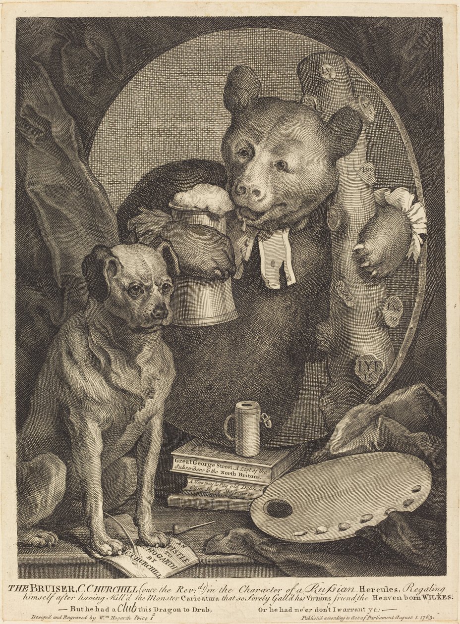 Bruiser autorstwa William Hogarth