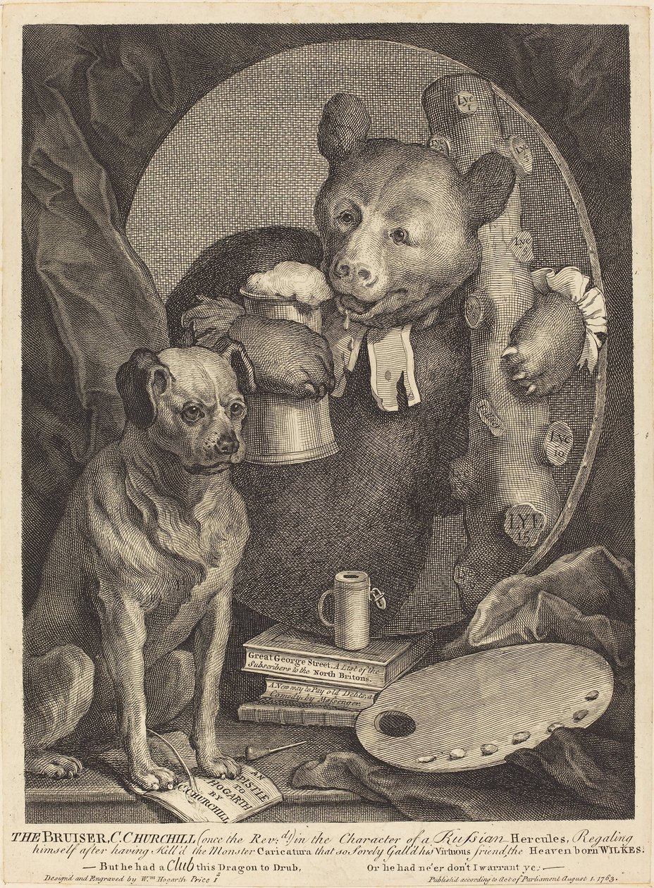 Bruiser autorstwa William Hogarth