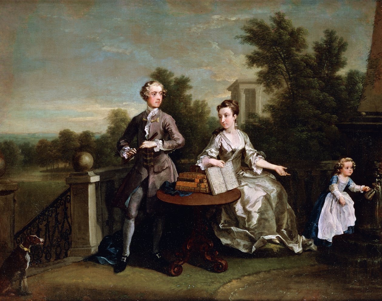 Rodzina Edwardsów Hamiltonów autorstwa William Hogarth