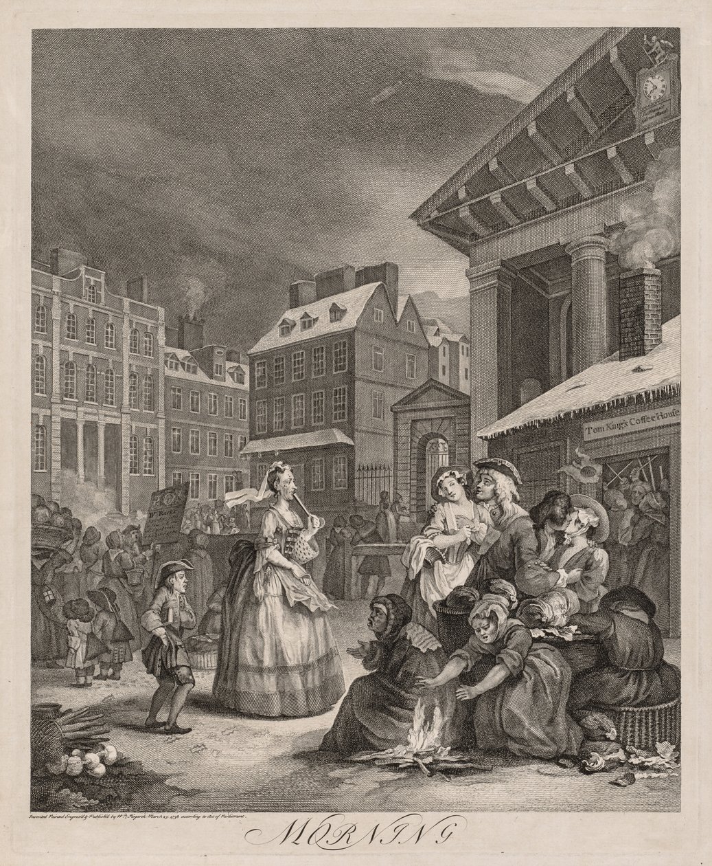 Cztery pory dnia autorstwa William Hogarth