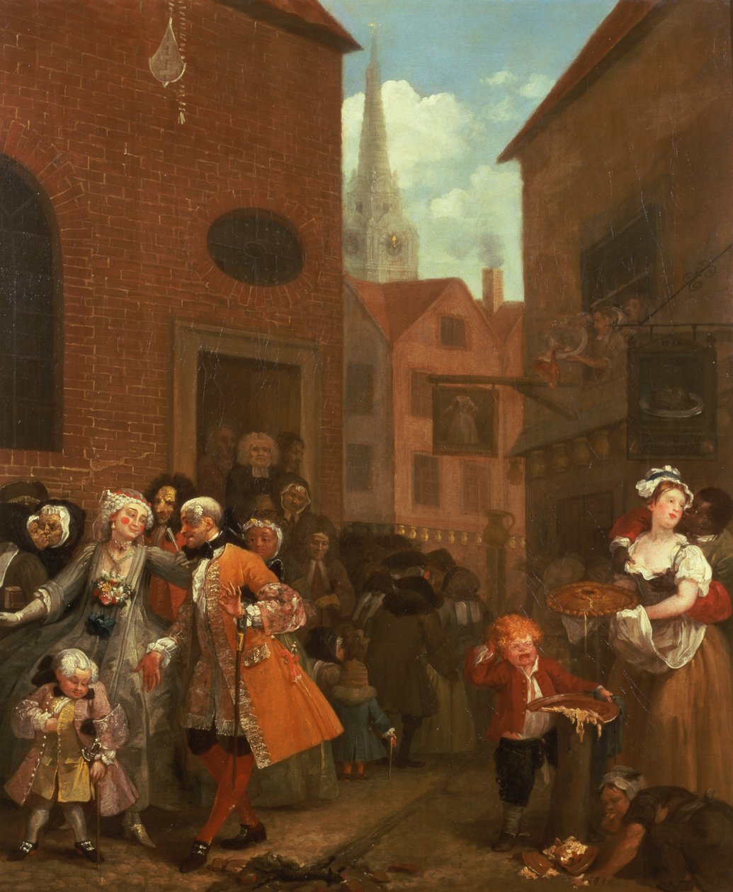 Cztery pory dnia: południe 1736 autorstwa William Hogarth