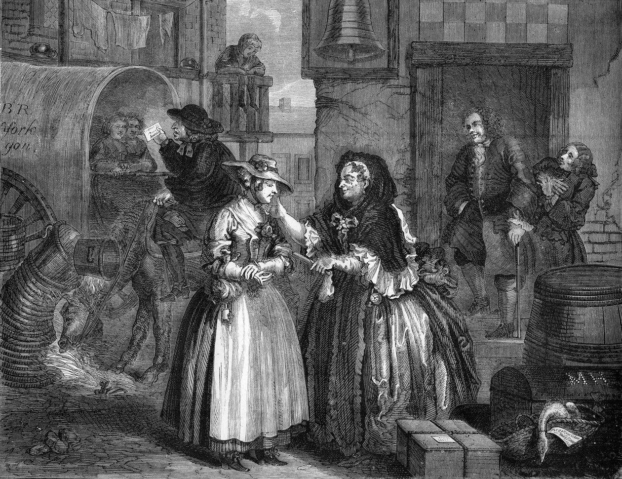 Postęp nierządnicy Williama Hogartha autorstwa William Hogarth