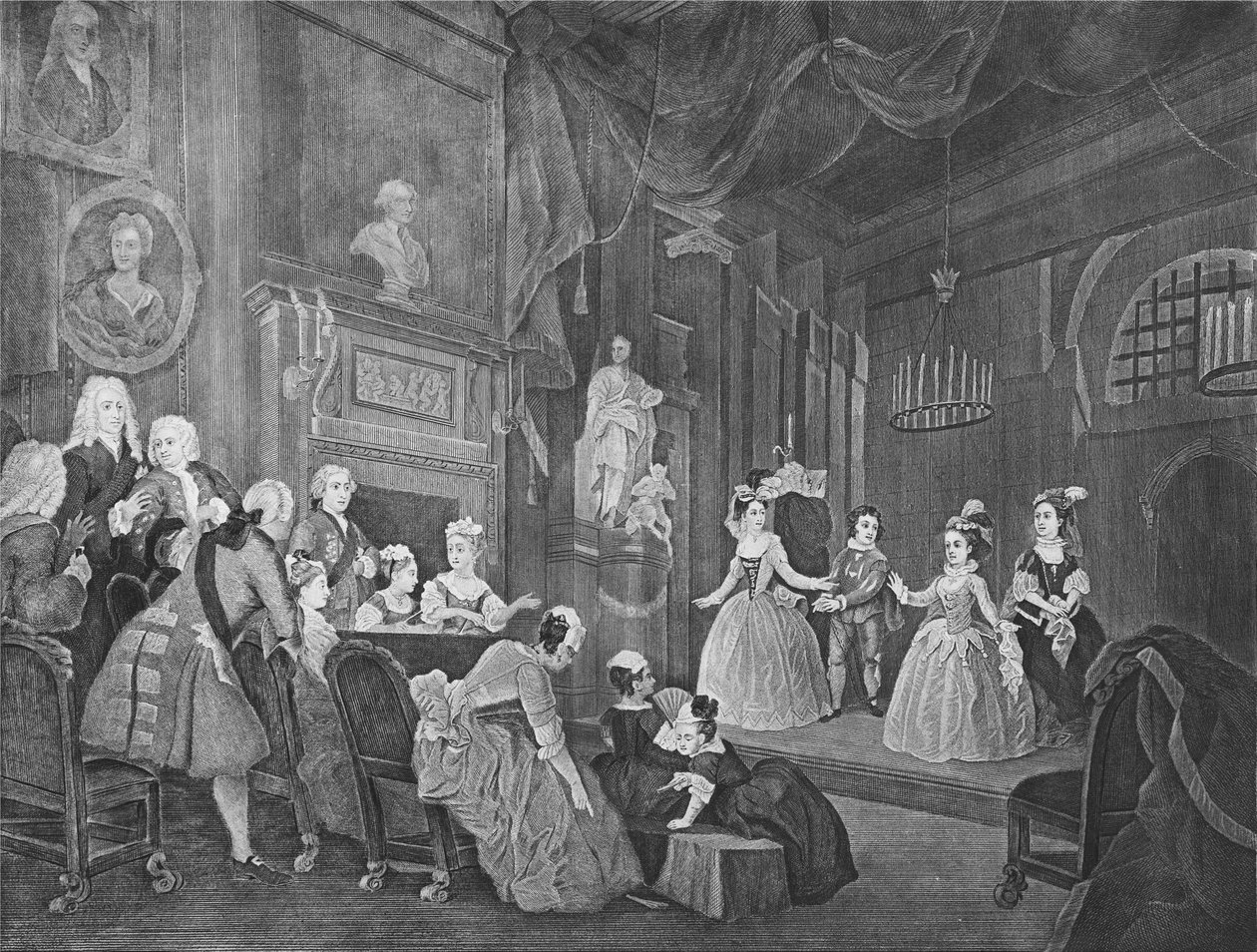 Cesarz Indii, grawerowane przez Roberta Dodd autorstwa William Hogarth