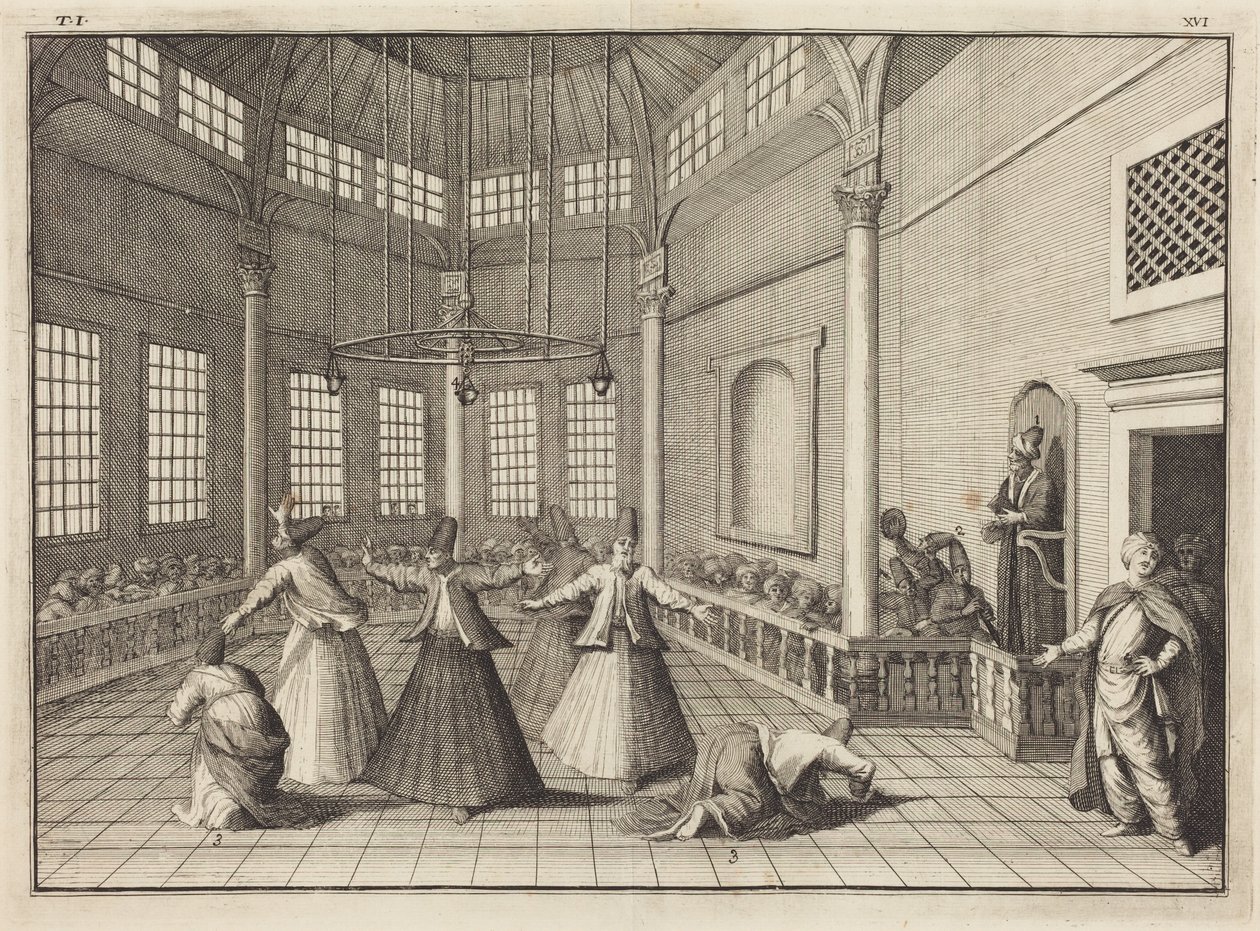 Wnętrze meczetu autorstwa William Hogarth