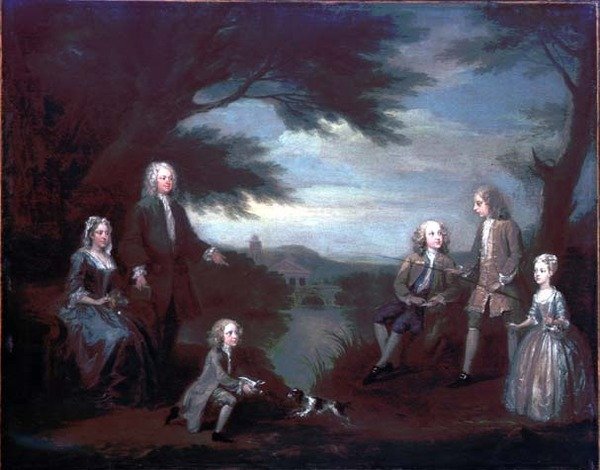 Rodzina Jeffreyów autorstwa William Hogarth