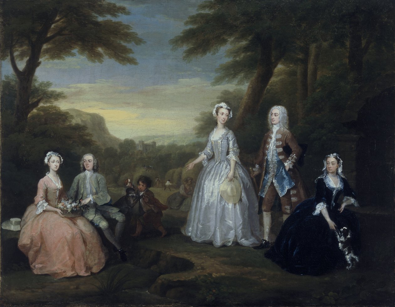 Kawałek do rozmowy z rodziną Jonesów autorstwa William Hogarth