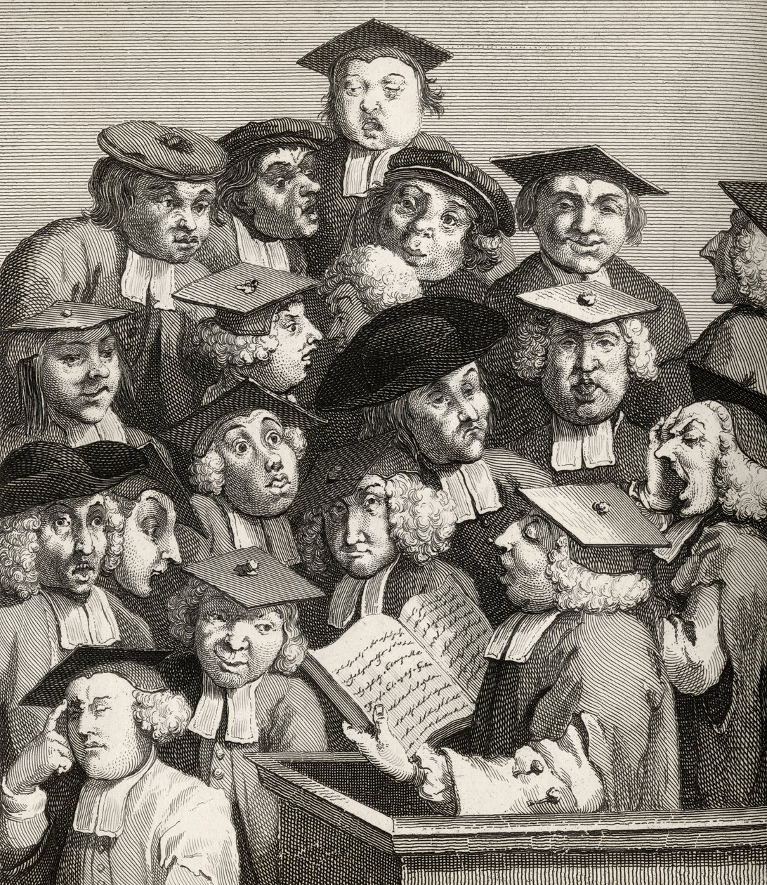 Wykład z „Prac Williama Hogartha”, opublikowany 1833 (lito) autorstwa William Hogarth