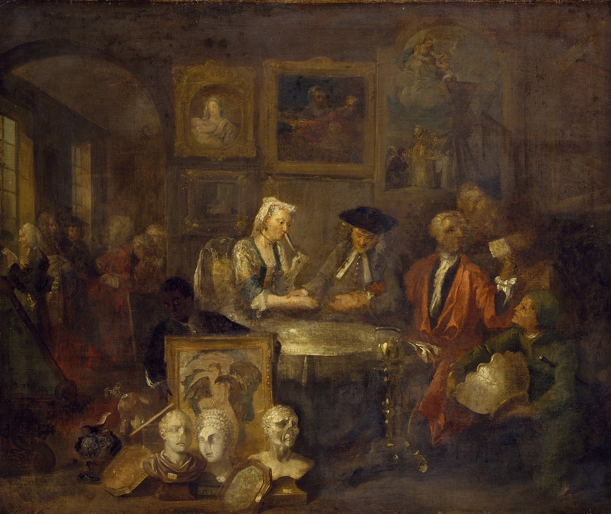 Kontrakt małżeński, 1743 autorstwa William Hogarth
