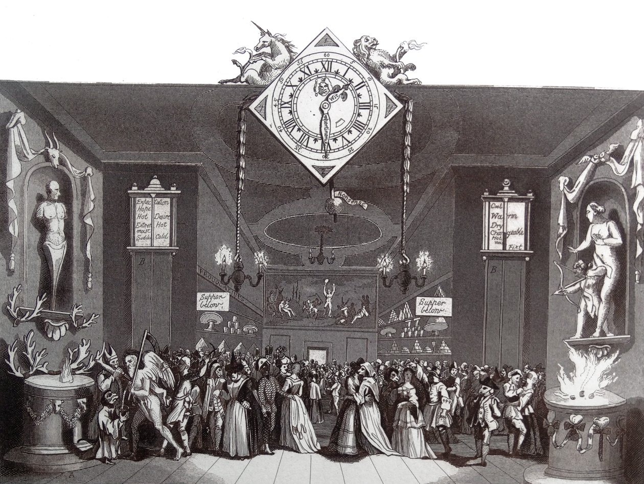Bilet na maskaradę autorstwa William Hogarth