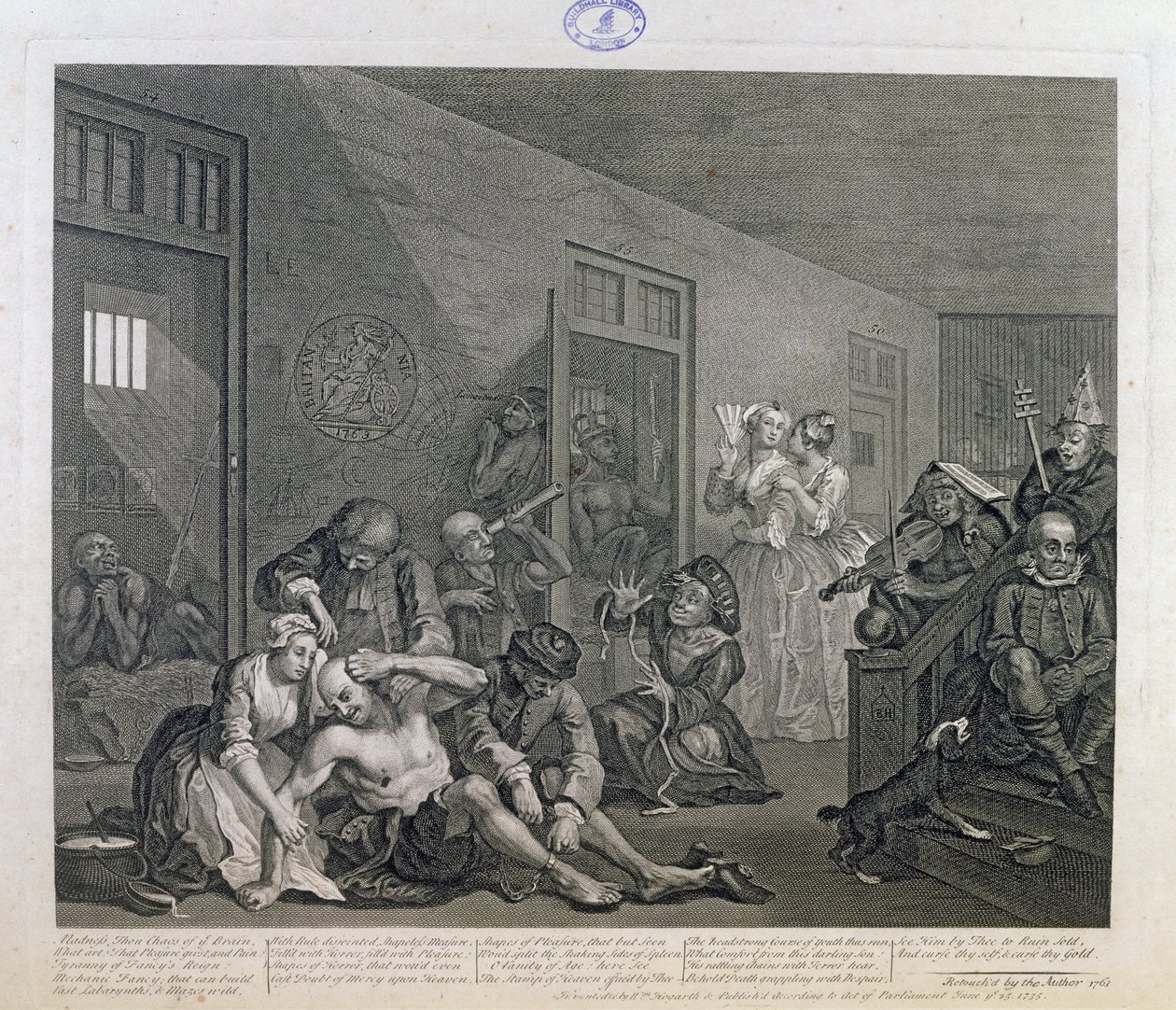 Grabie w Bedlam, płyta VIII z „A Rake
