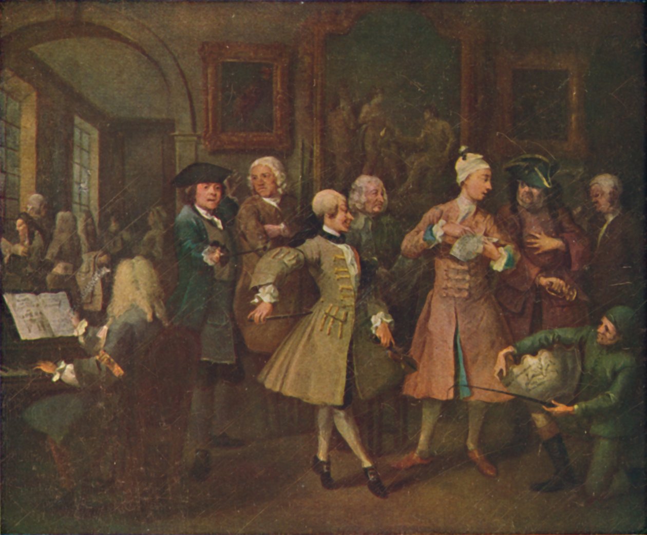 Postęp grabi - Grobla, 1720-1735, 1920. autorstwa William Hogarth