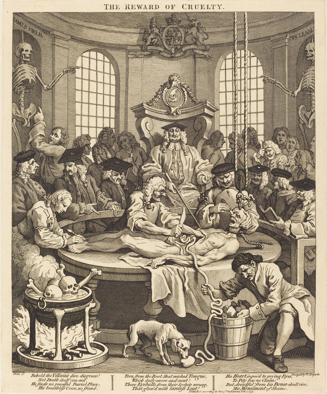 Nagroda za okrucieństwo autorstwa William Hogarth
