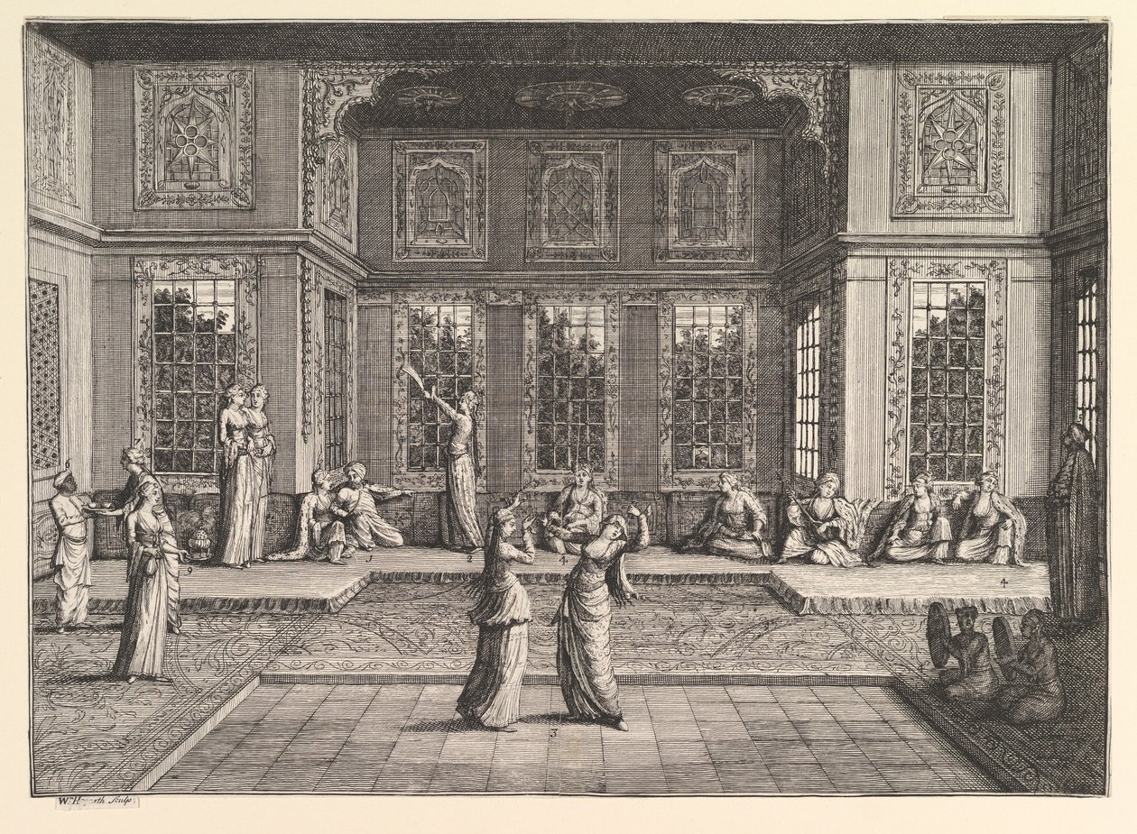 Seraglio Aubry de La Mottrayes Podróżuje po Europie, Azji i części ..., 1723-24. autorstwa William Hogarth