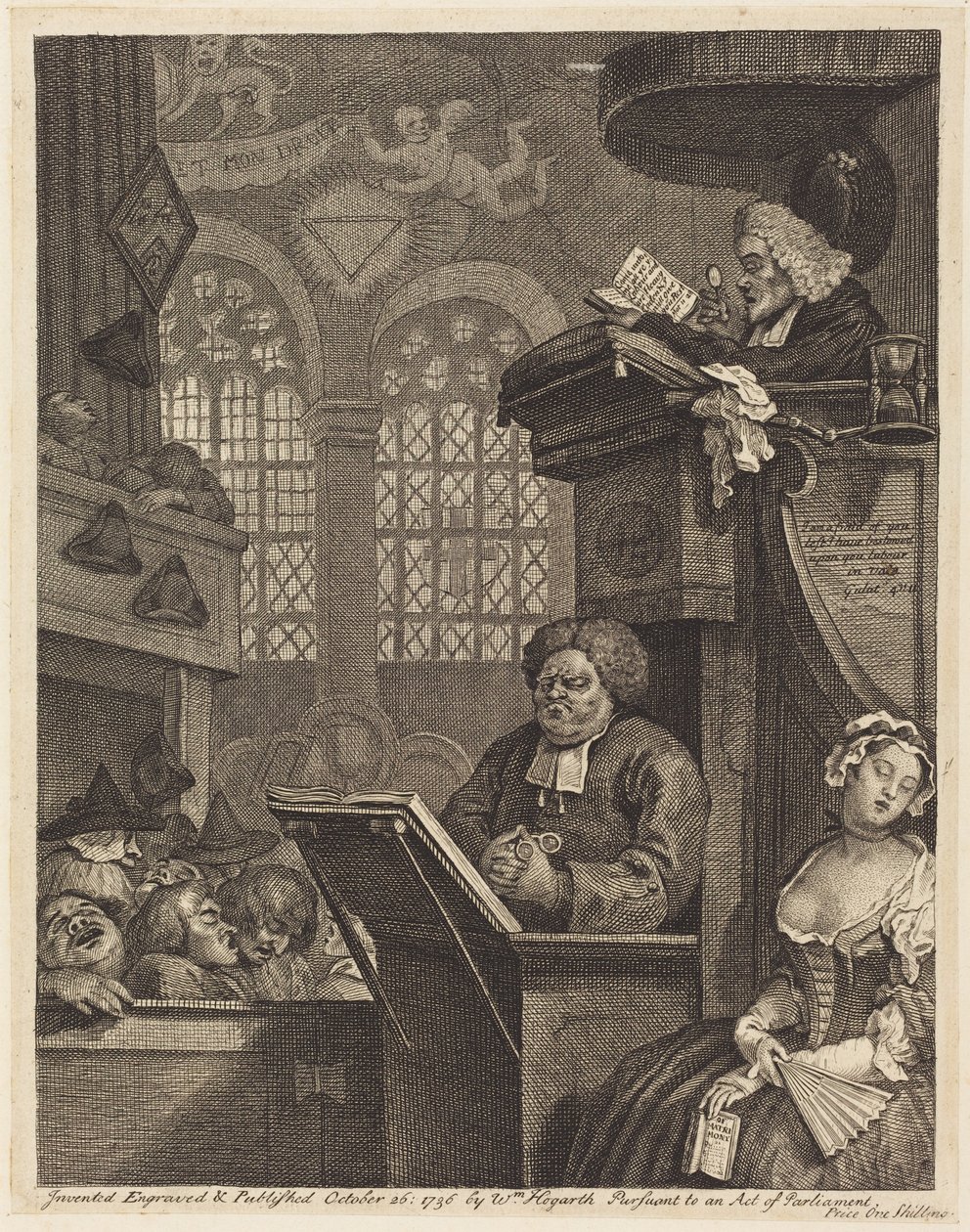Śpiąca wspólnota autorstwa William Hogarth