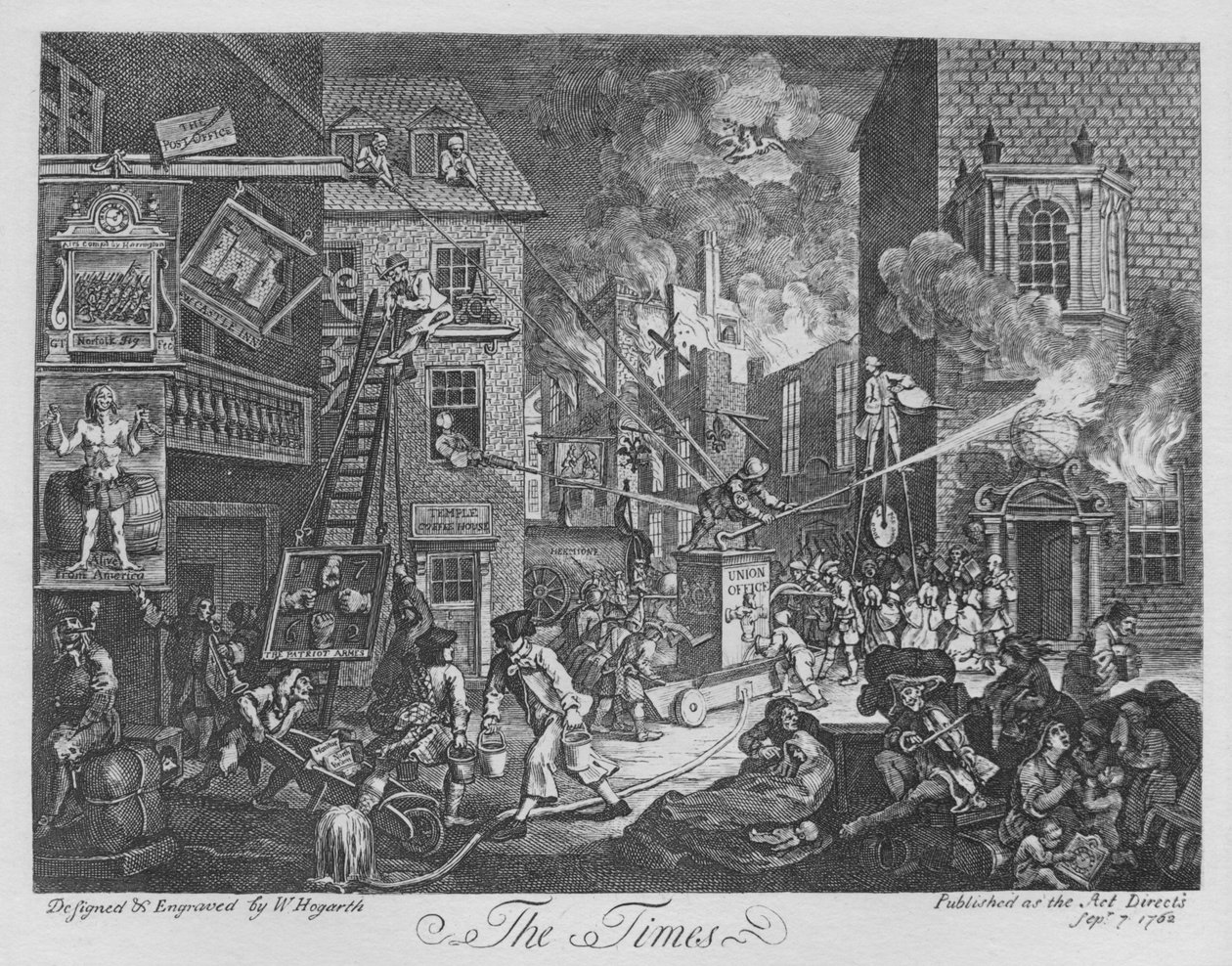 Czasy, 1762 autorstwa William Hogarth