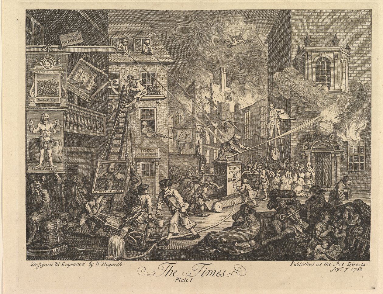 The Times, tablica 1 autorstwa William Hogarth