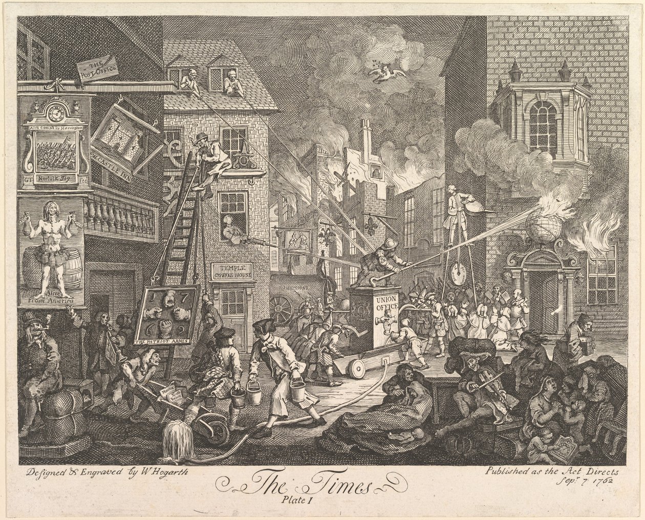 The Times, tablica 1 autorstwa William Hogarth