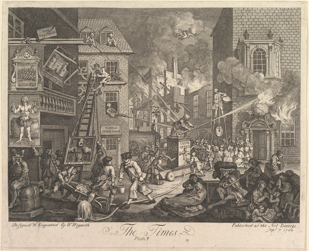 The Times, tablica 1 autorstwa William Hogarth