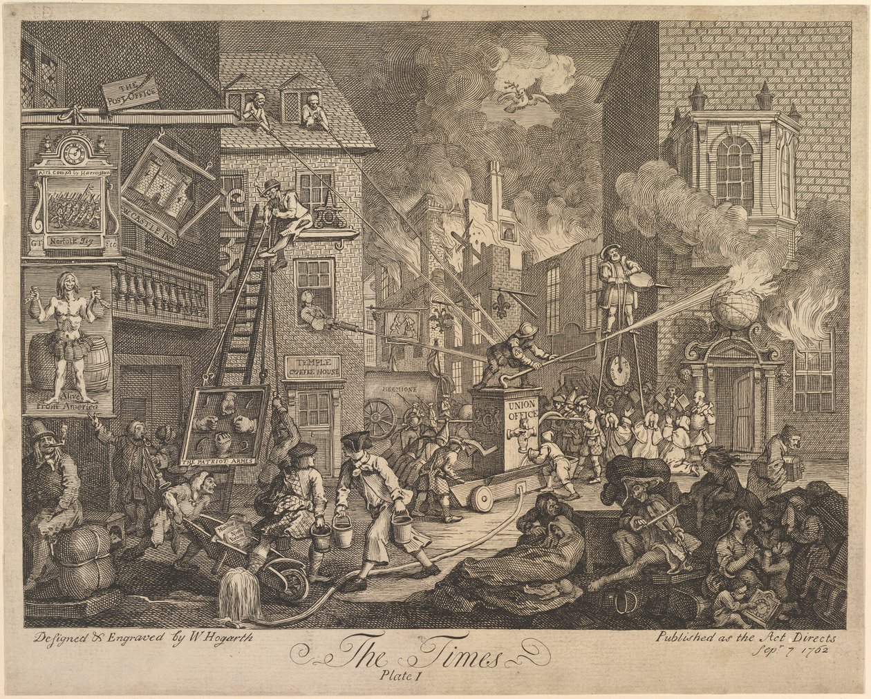 The Times, tablica 1 autorstwa William Hogarth