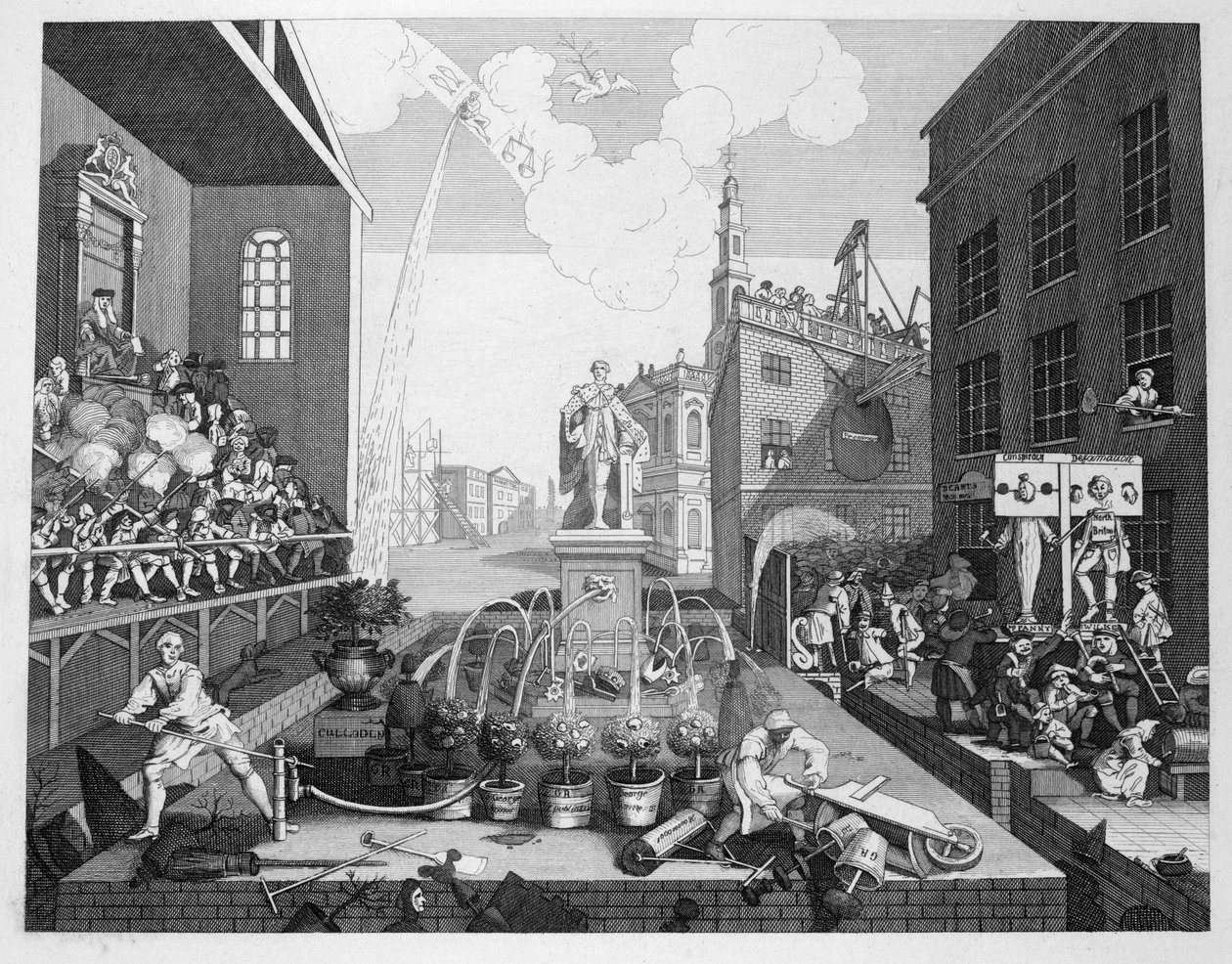 Czasy, płyta 2 autorstwa William Hogarth