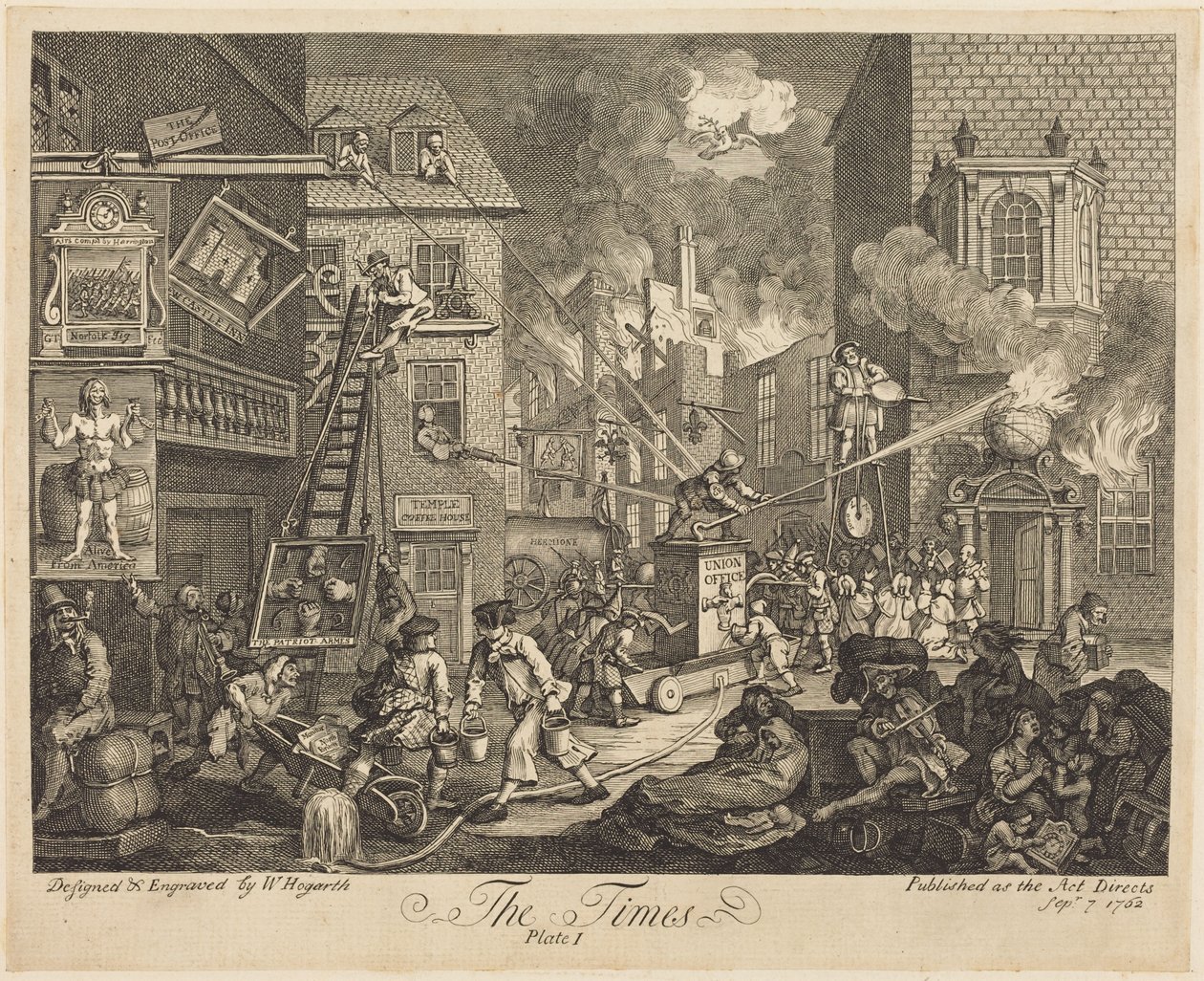 The Times, tablica 1 autorstwa William Hogarth