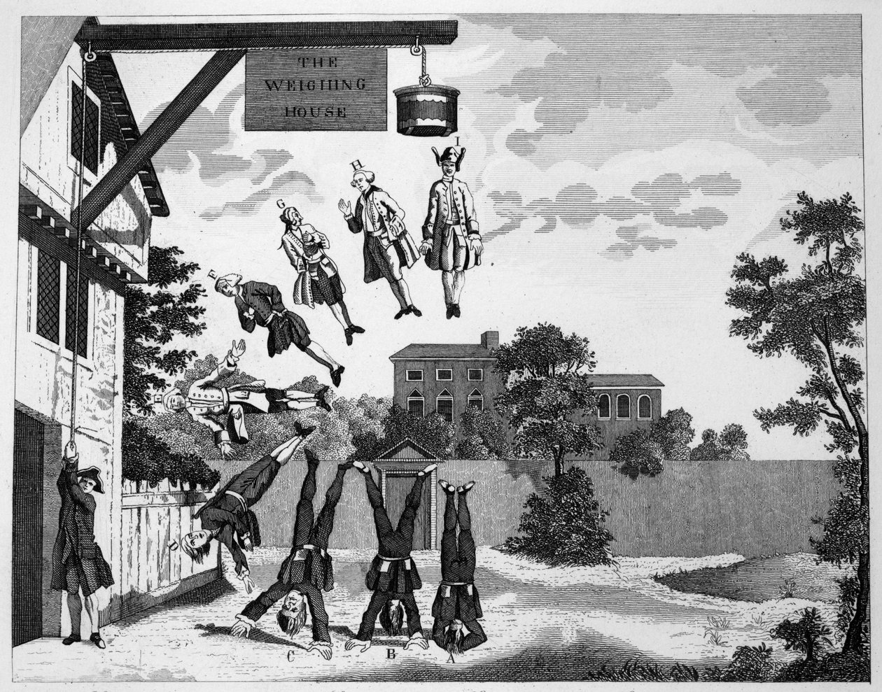 Dom ważący autorstwa William Hogarth