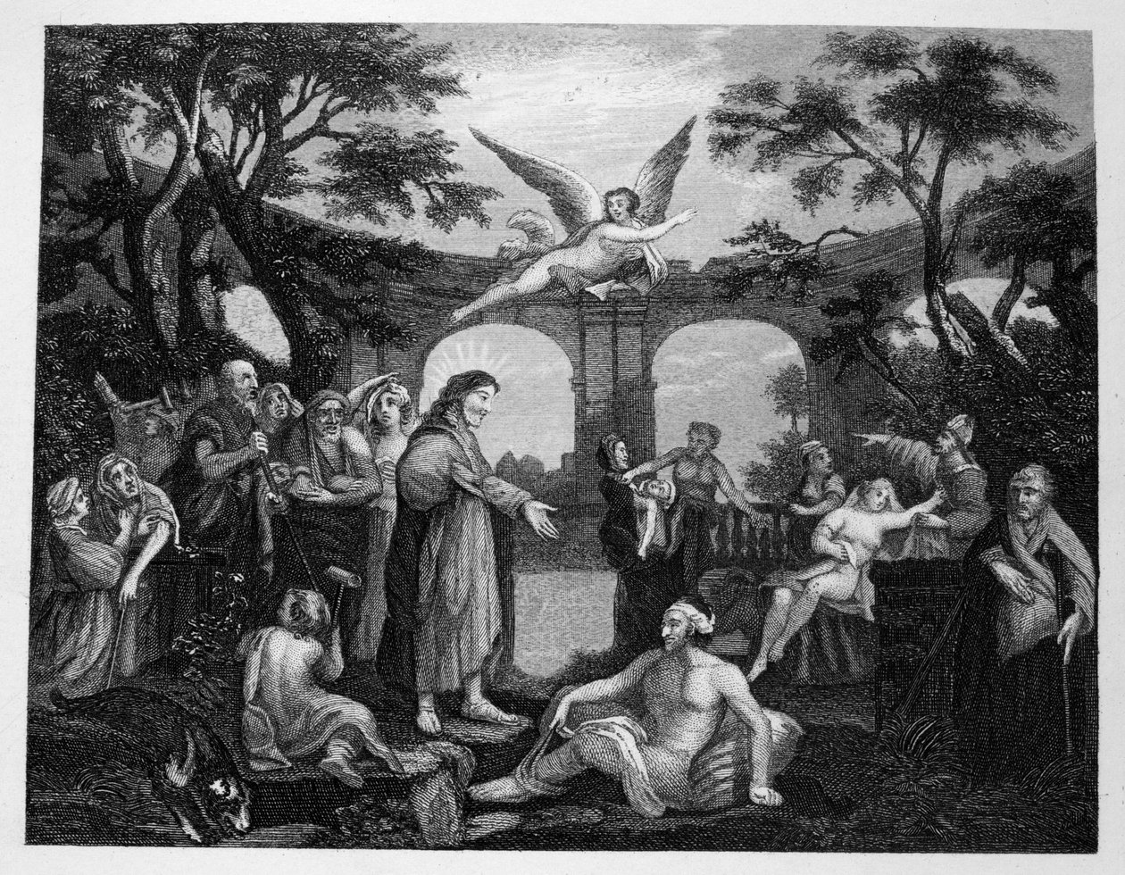 Basen Bethesda autorstwa William Hogarth