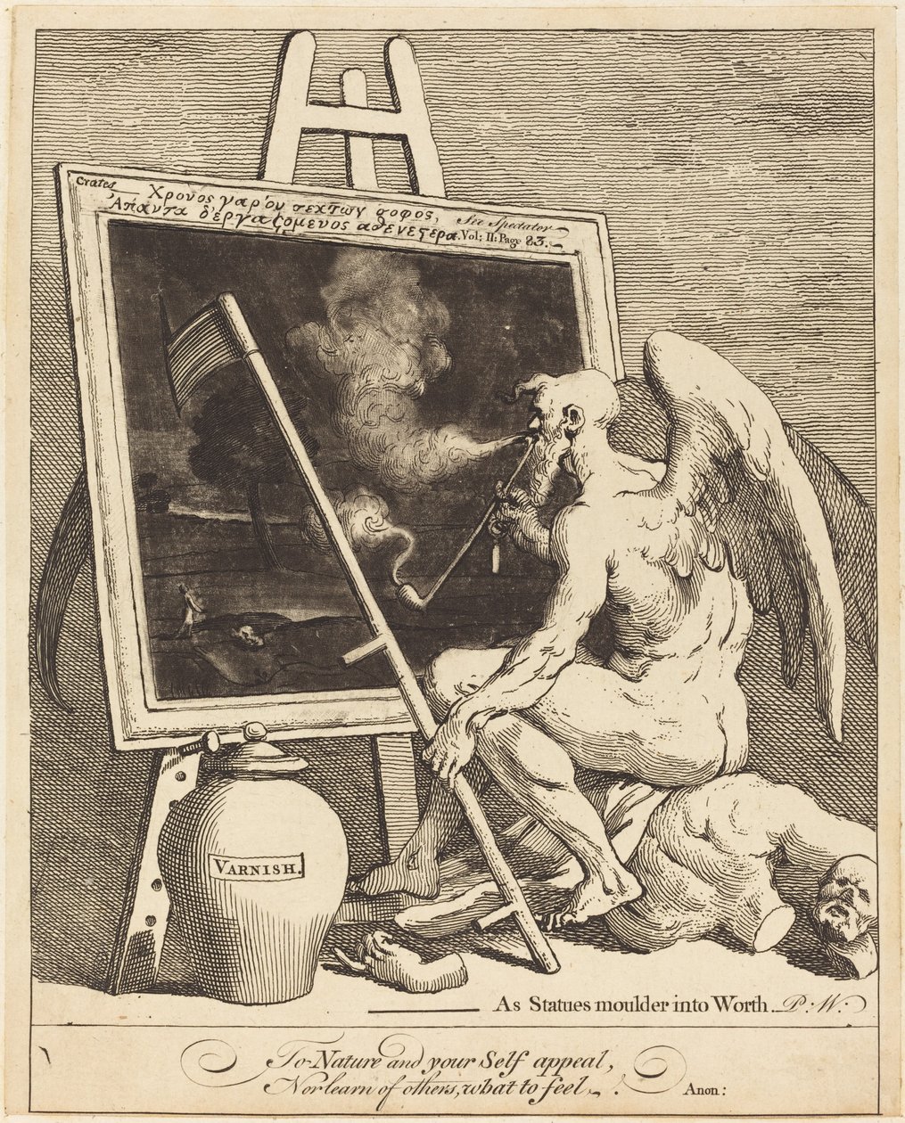 Czas na palenie obrazka autorstwa William Hogarth