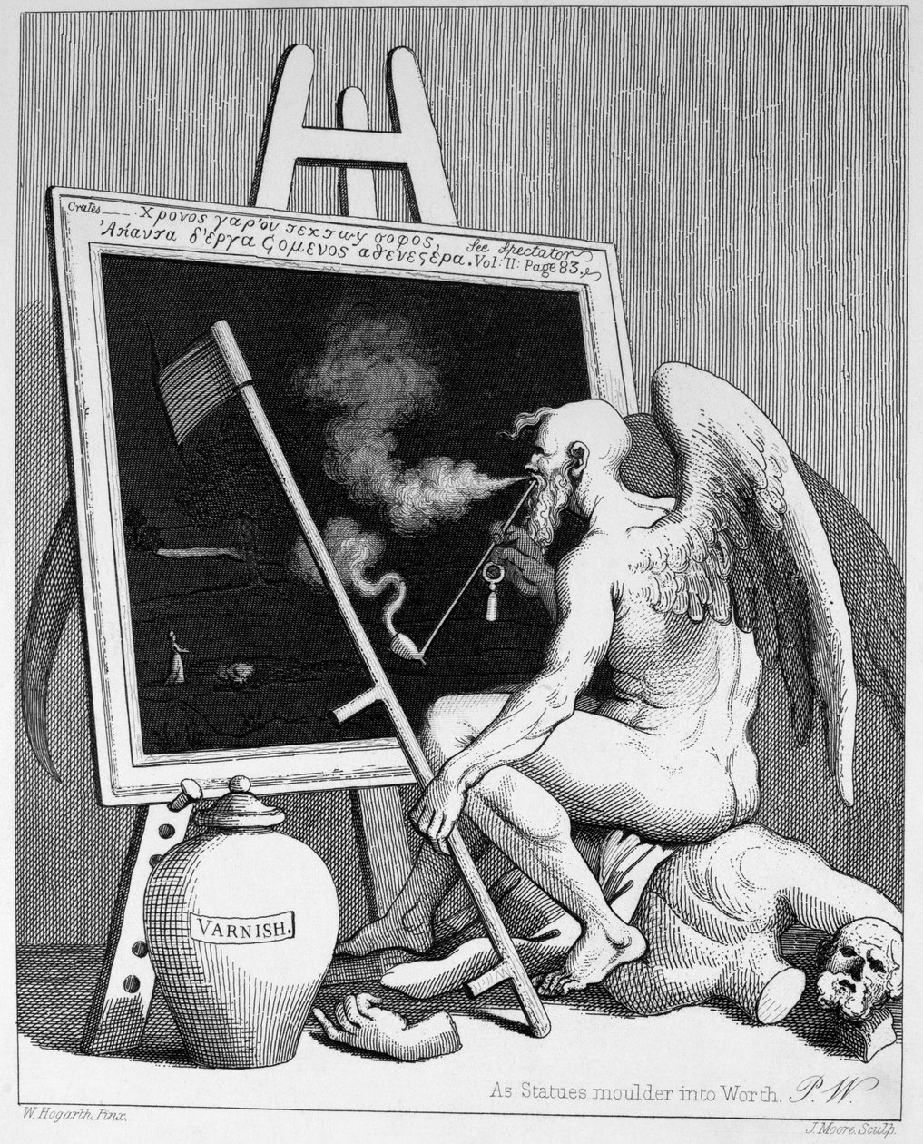 Czas na palenie obrazka autorstwa William Hogarth
