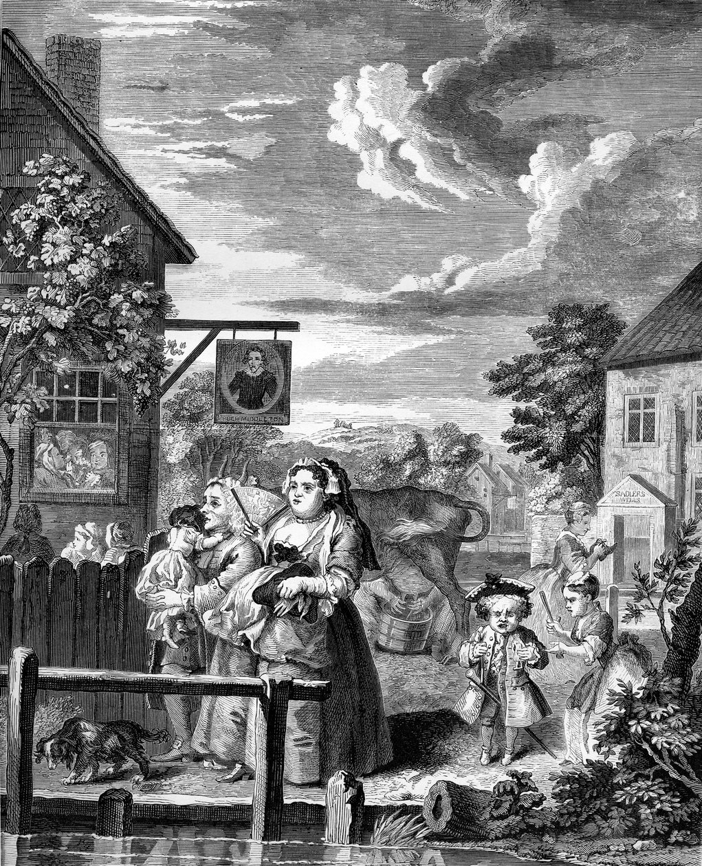 Pory dnia — wieczór Williama Hogartha autorstwa William Hogarth