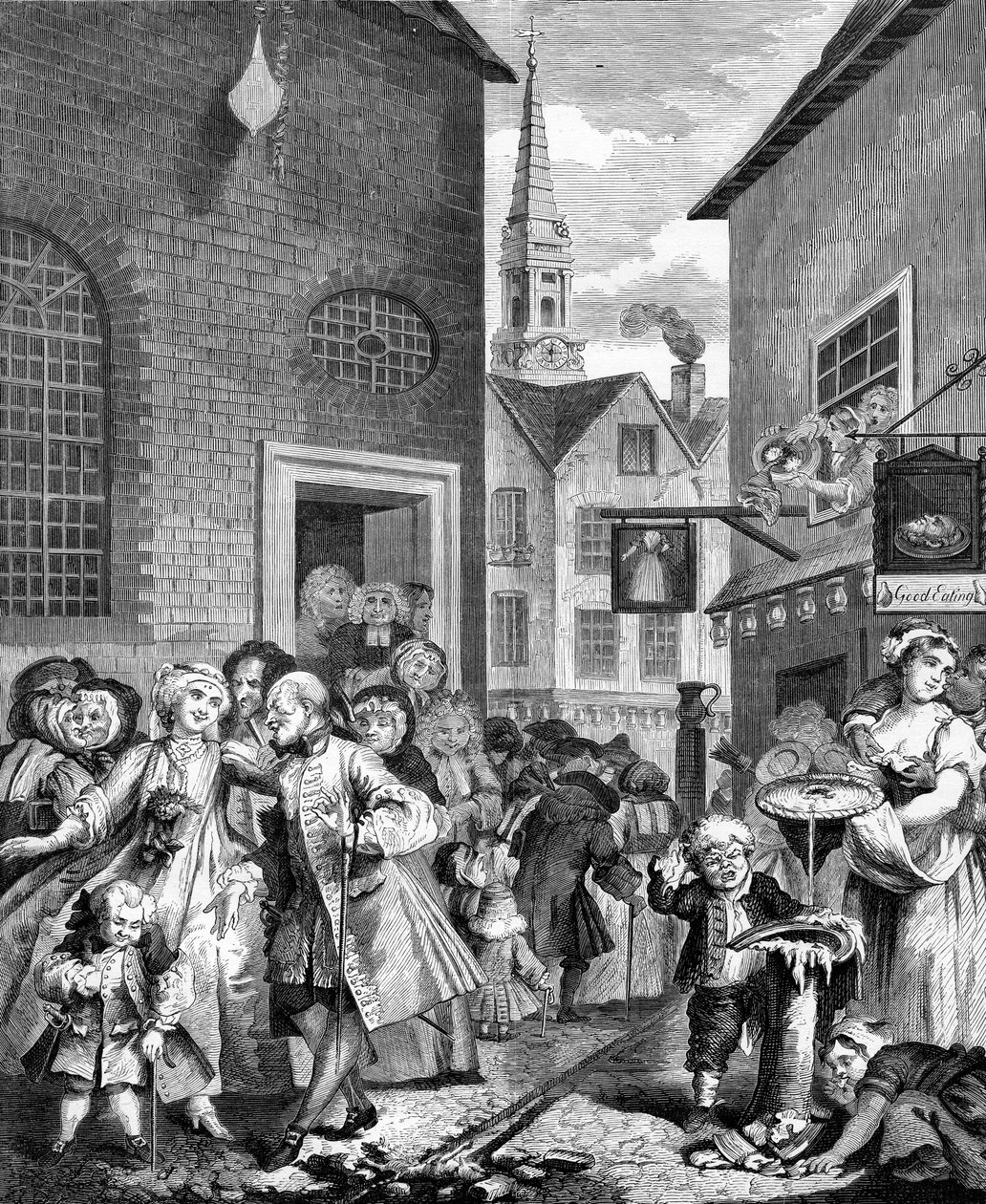 Pory dnia — południe, William Hogarth autorstwa William Hogarth