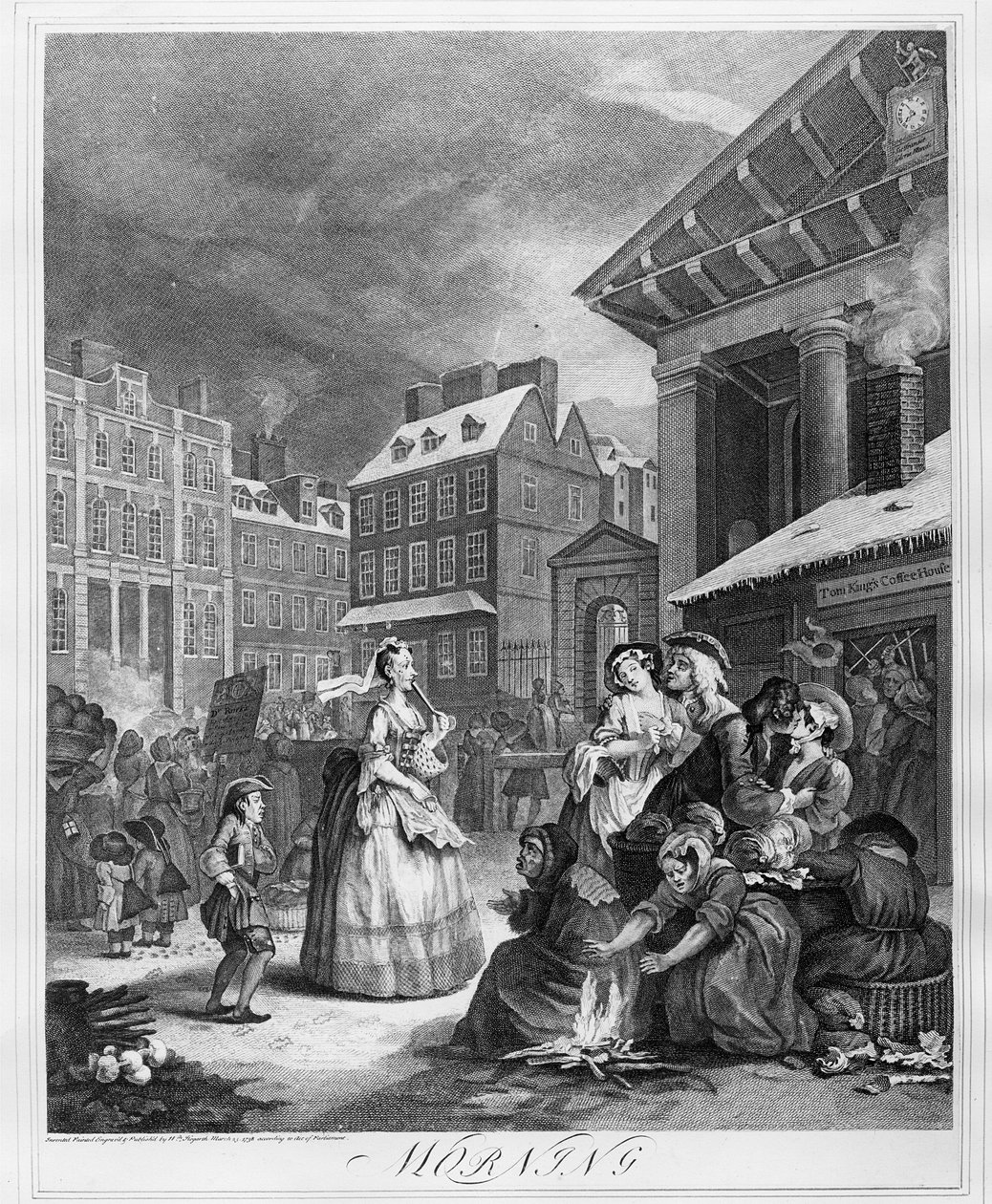 Pory dnia, rano autorstwa William Hogarth