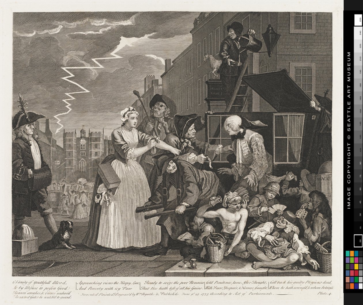 Próżność autorstwa William Hogarth