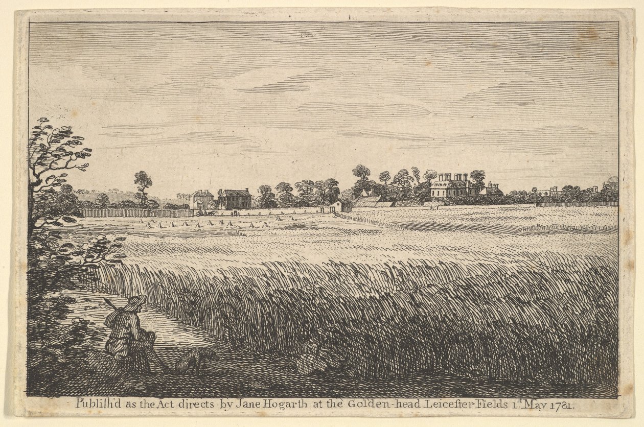 Widok Ranbys House, 1 maja 1781 r. autorstwa William Hogarth